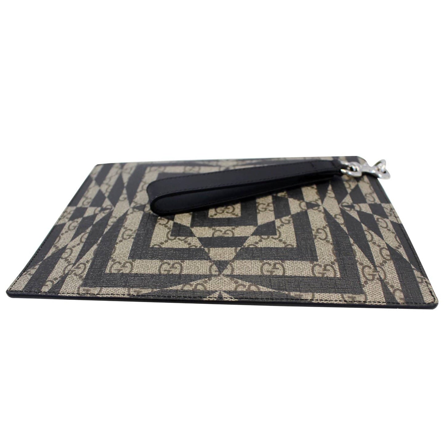 GUCCI GG Supreme Canvas Clutch Wristlet Pouch 411768