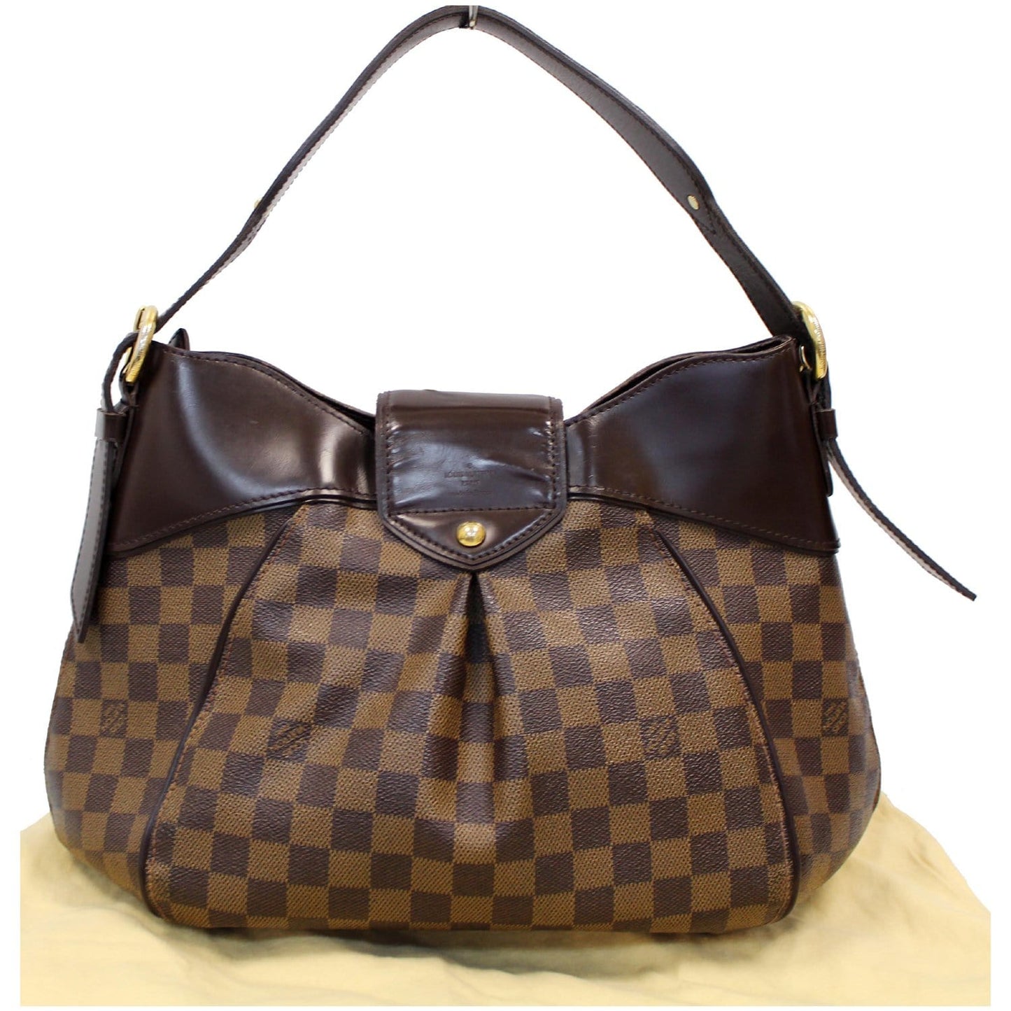 LOUIS VUITTON Sistina MM Damier Ebene Shoulder Bag Brown - 20% OFF