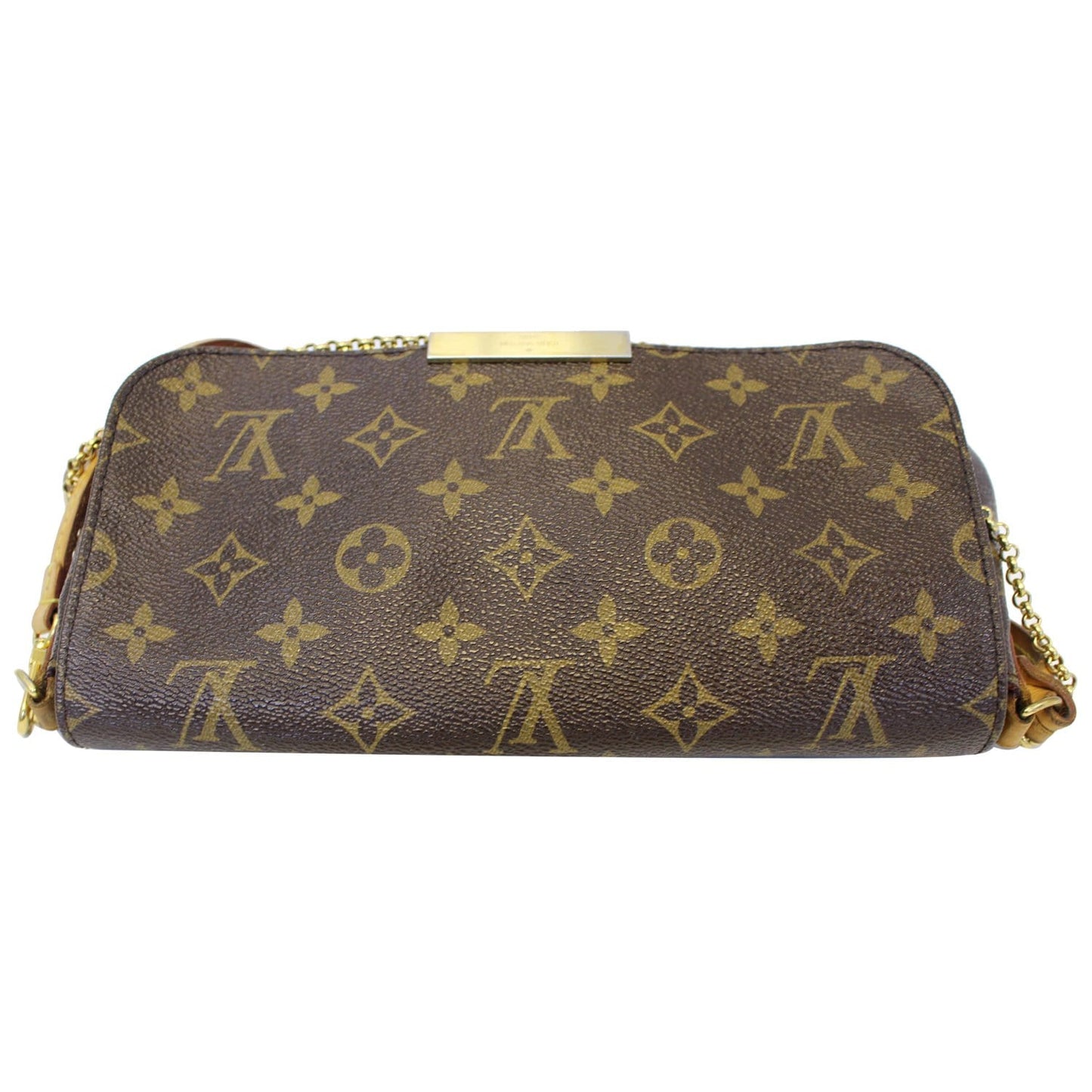 LOUIS VUITTON Favorite MM Monogram Canvas Crossbody Bag Brown