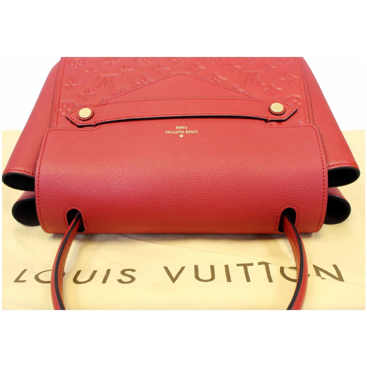 LOUIS VUITTON Trocadero Monogram Empreinte Leather Shoulder Bag Cerise