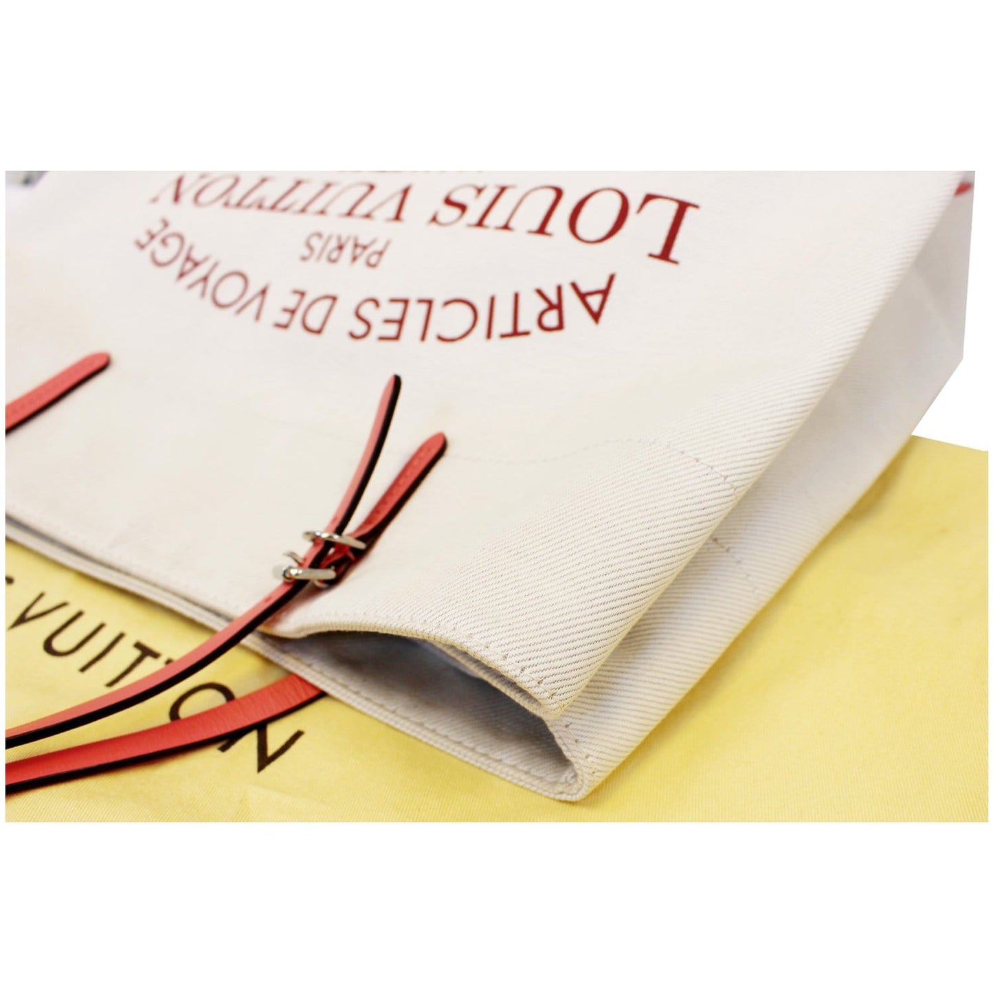 LOUIS VUITTON Articles De Voyage Cabas GM Shoulder Bag White - 25% OFF