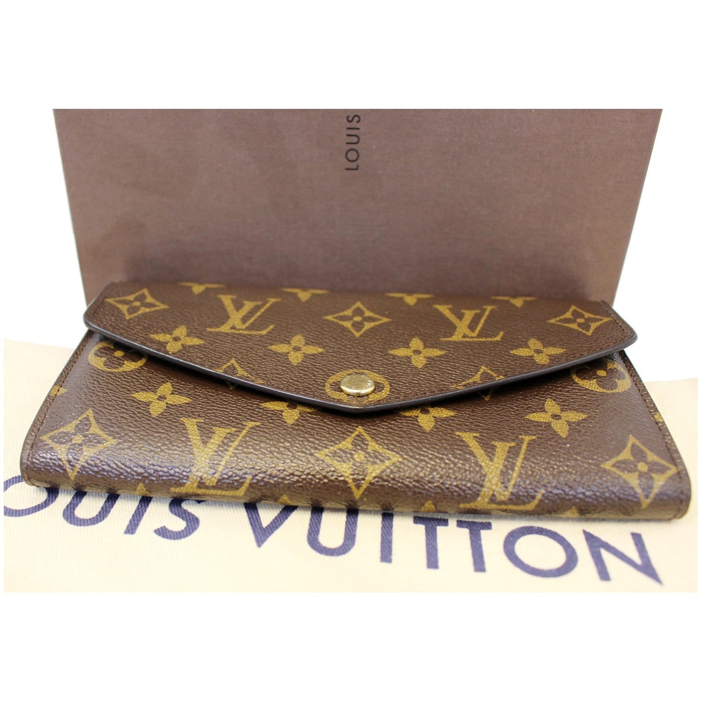 LOUIS VUITTON Sarah NM Monogram Canvas Wallet