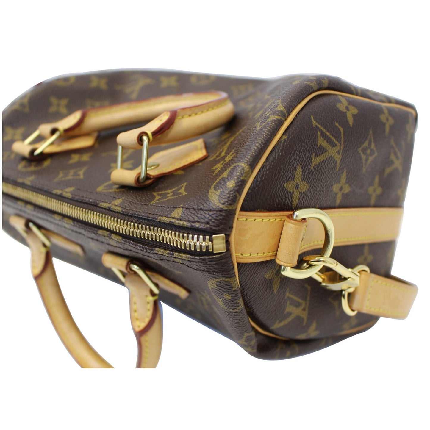 LOUIS VUITTON Speedy 25 Bandouliere Monogram Canvas Shoulder Bag