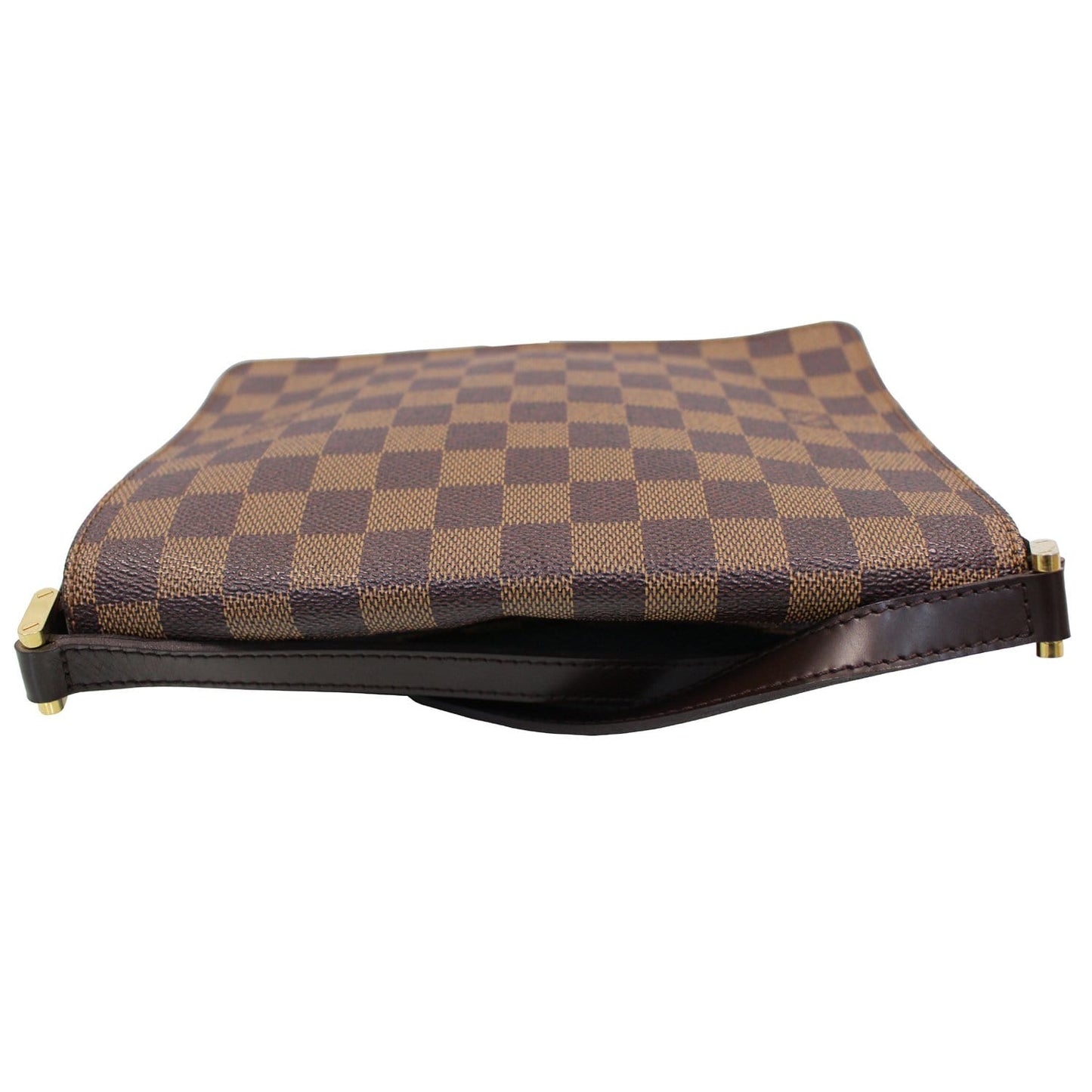LOUIS VUITTON Musette Tango Long Strap Damier Ebene Crossbody Bag Brown