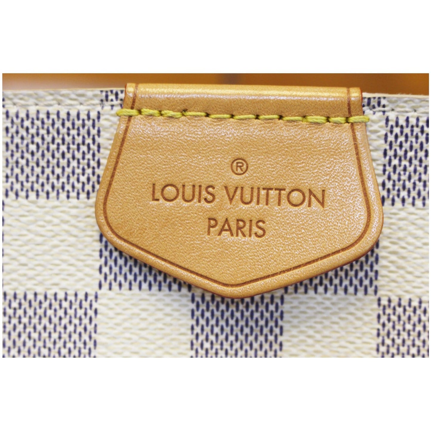 LOUIS VUITTON Graceful MM Damier Azur Shoulder Bag