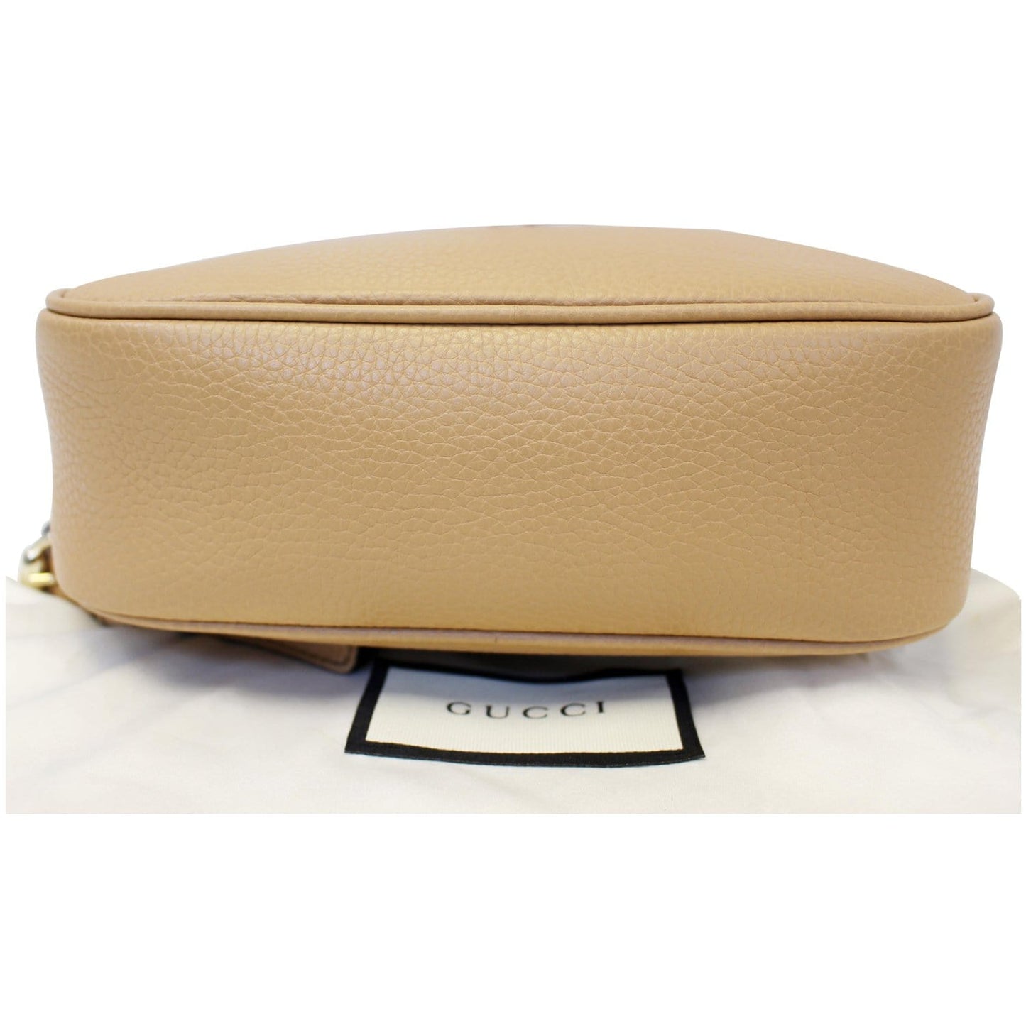 GUCCI Soho Disco Pebbled Leather Small Crossbody Bag