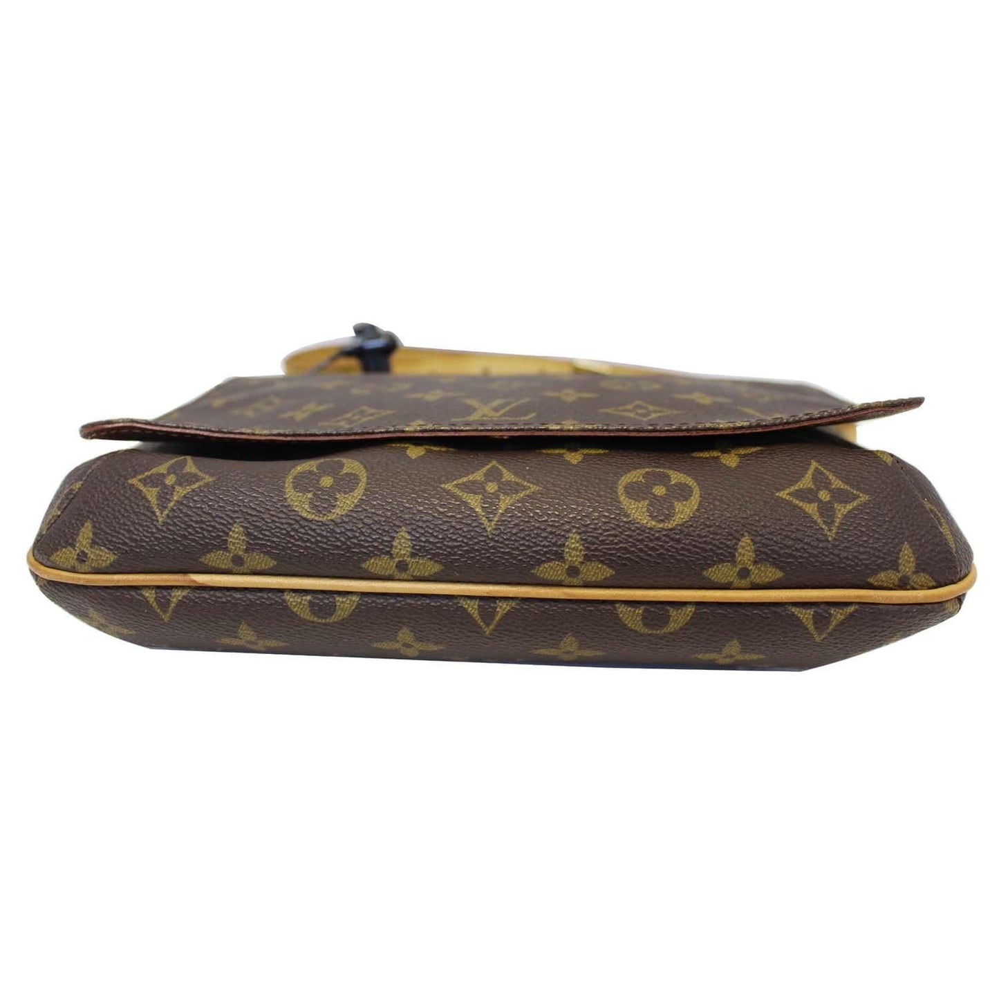 LOUIS VUITTON Musette Tango Monogram Canvas Short Strap Shoulder Bag Brown