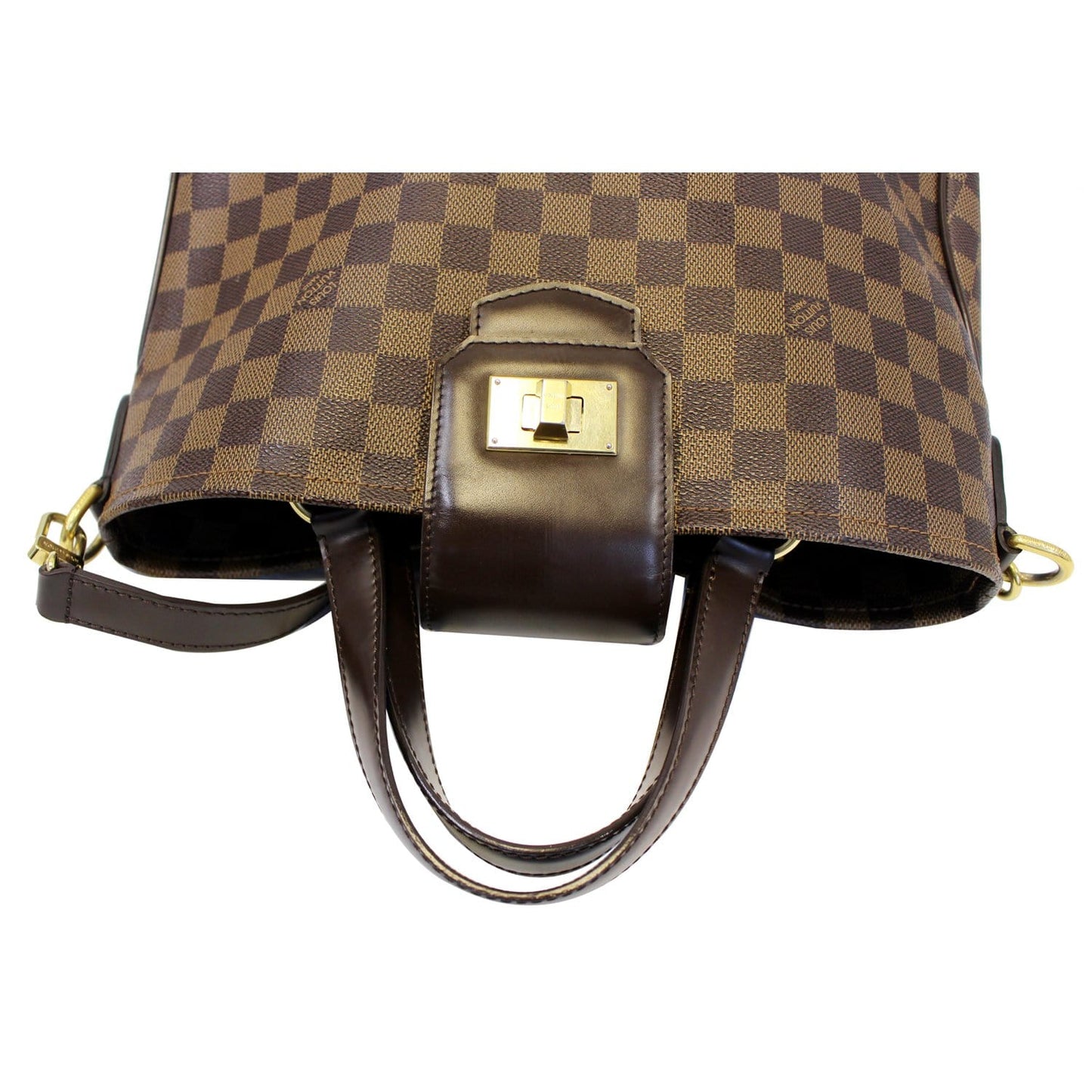 LOUIS VUITTON Cabas Rosebery Damier Ebene Shoulder Handbag