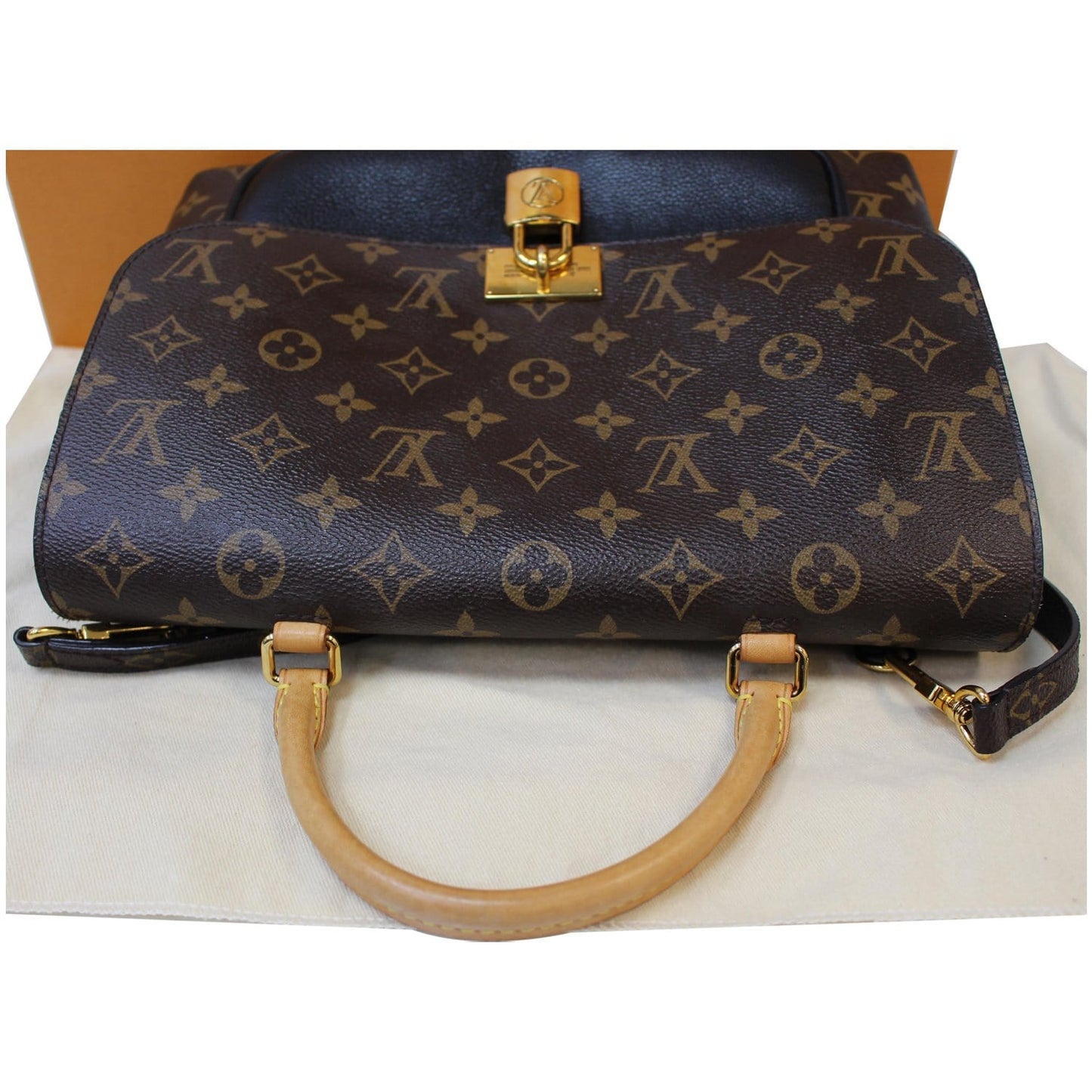 LOUIS VUITTON Marignan Monogram Canvas Messenger Shoulder Bag Brown - 15% OFF