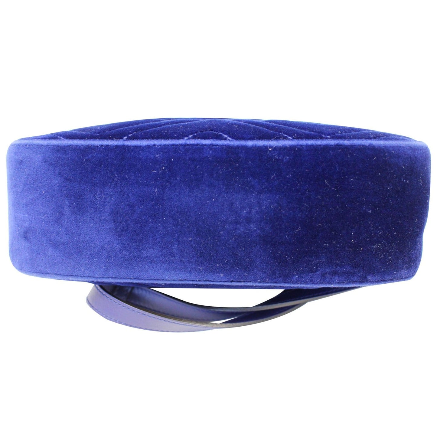 GUCCI GG Marmont Velvet Small Crossbody Bag Cobalt Blue 447632