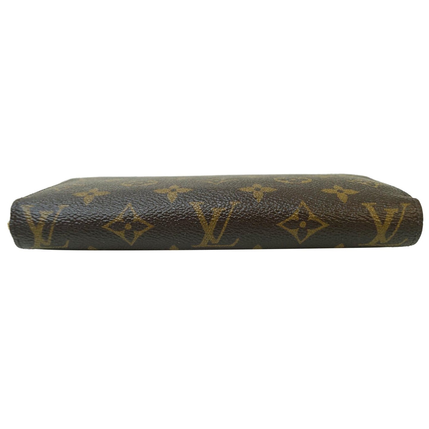 LOUIS VUITTON Monogram Canvas Zippy Long Wallet Brown