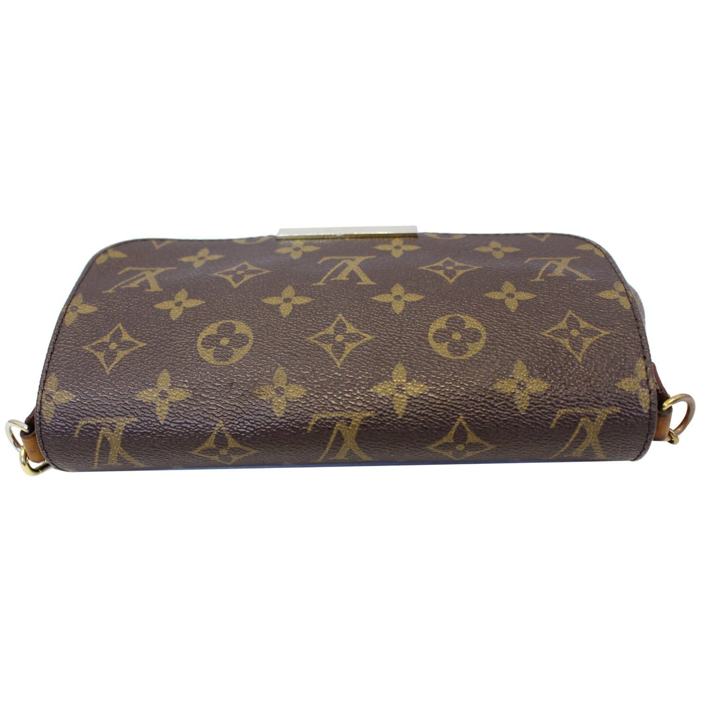 LOUIS VUITTON Favorite PM Monogram Canvas Crossbody Bag Brown