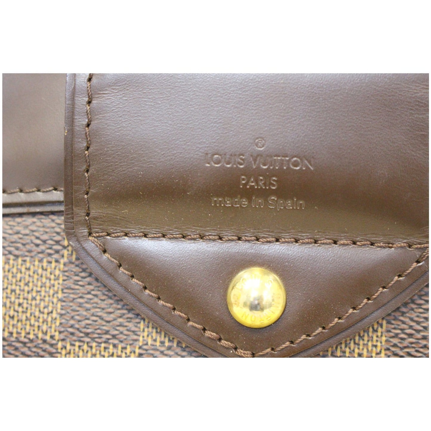 LOUIS VUITTON Sistina GM Damier Ebene Shoulder Handbag