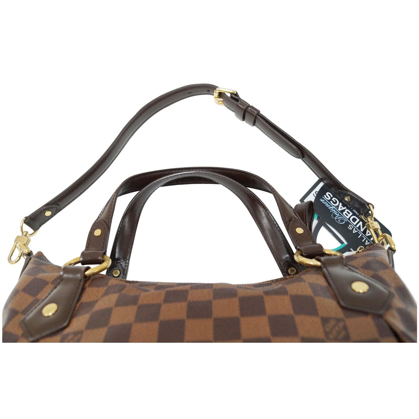 LOUIS VUITTON Evora MM Damier Ebene Tote Shoulder Bag - 25% OFF