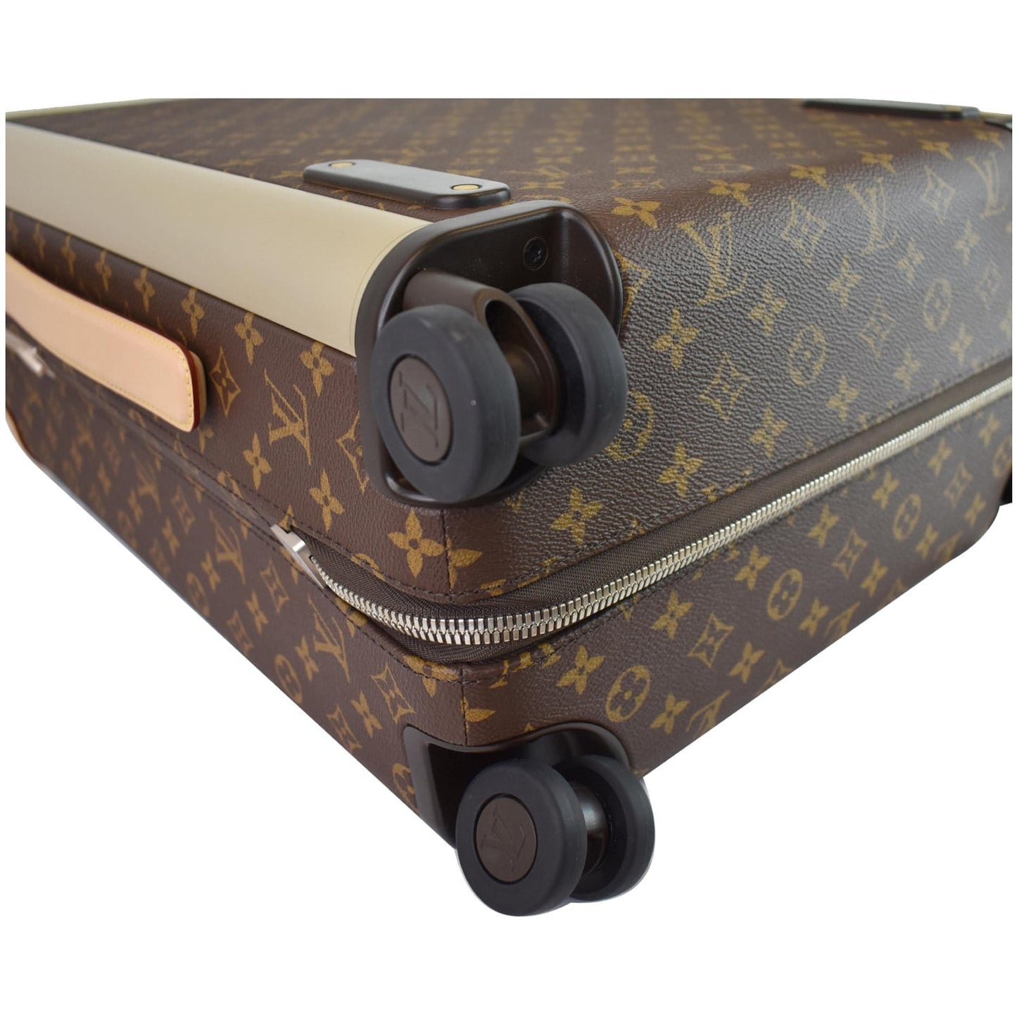 LOUIS VUITTON Horizon 55 Monogram Canvas Rolling Suitcase Brown