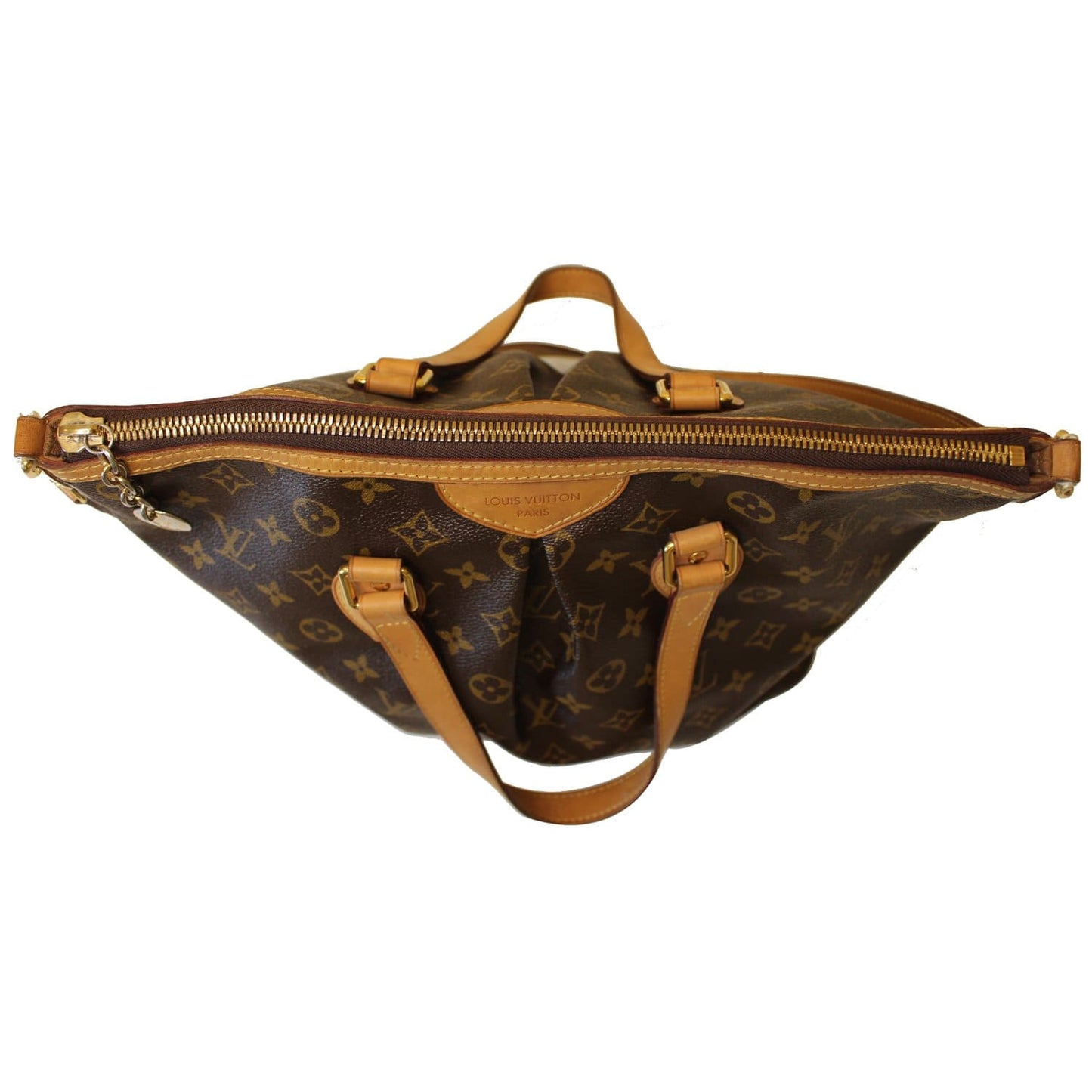 LOUIS VUITTON Palermo PM Monogram Canvas Shoulder Bag Brown