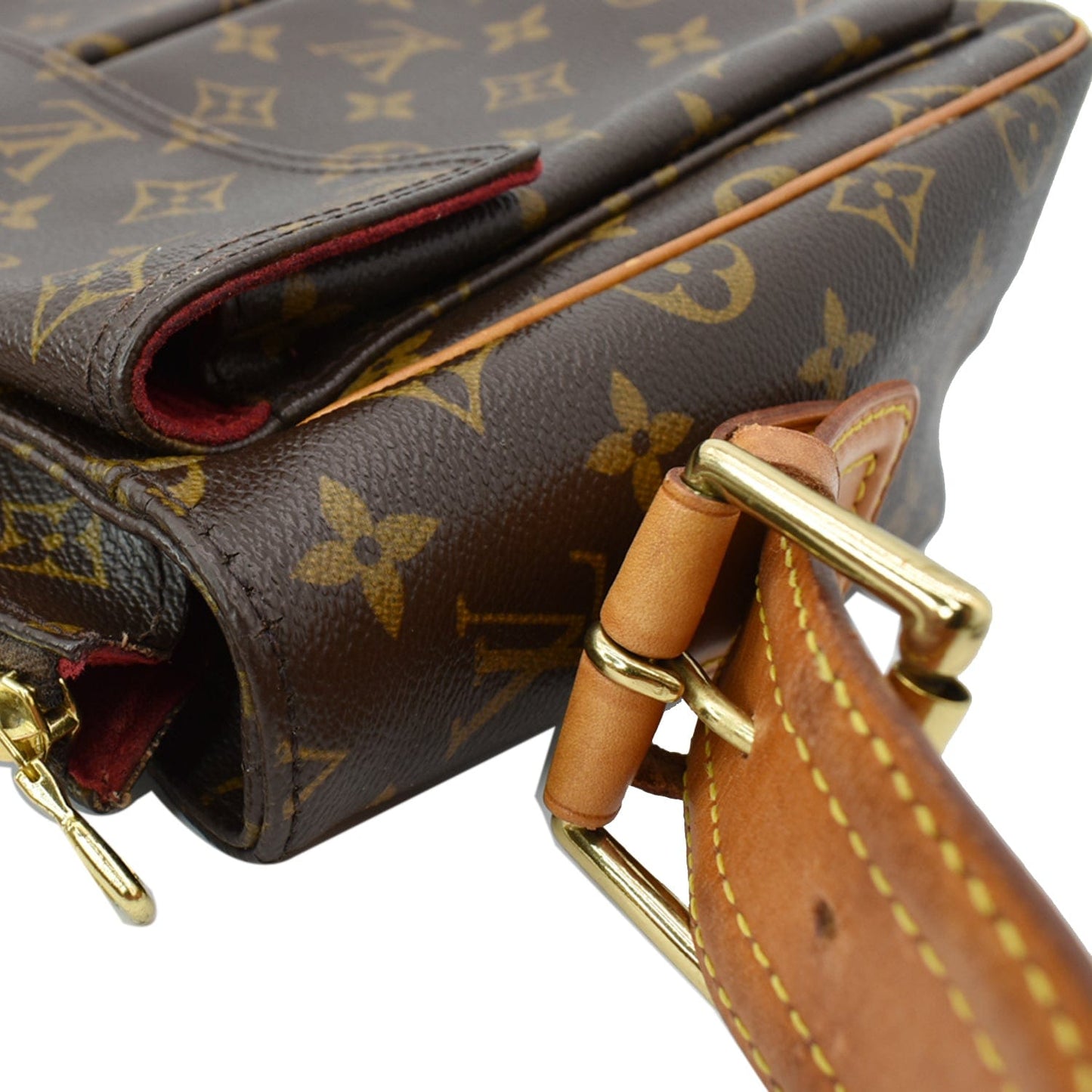 LOUIS VUITTON Viva Cite GM Monogram Canvas Shoulder Bag Brown