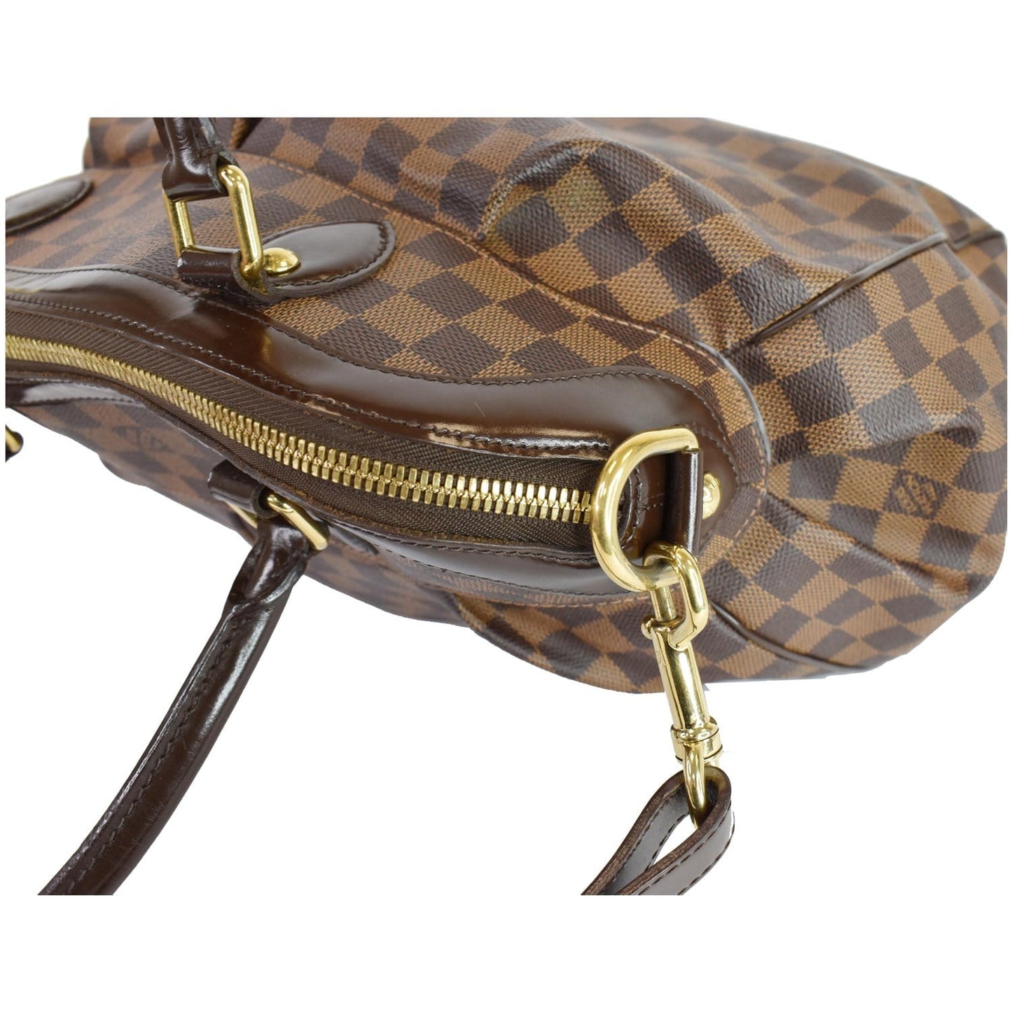 LOUIS VUITTON Trevi GM Damier Ebene 2way Shoulder Bag Brown