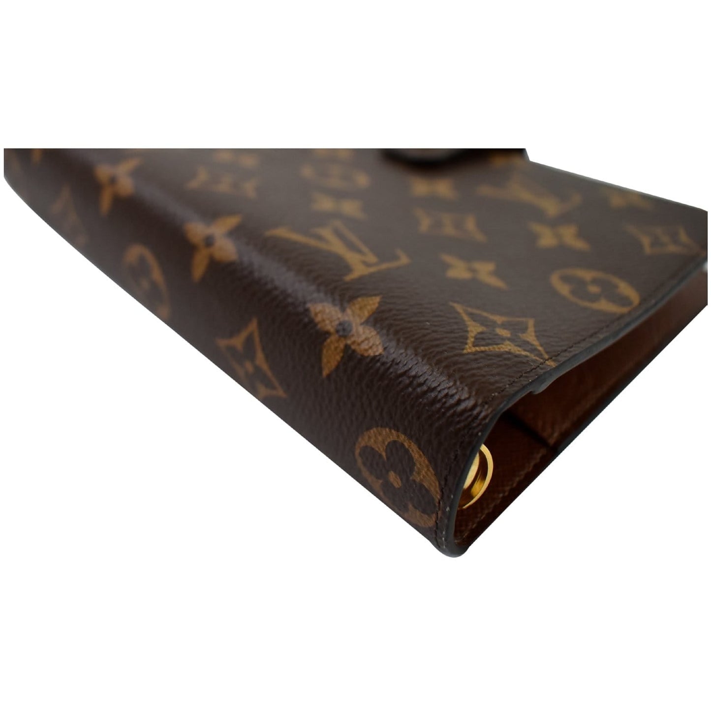 LOUIS VUITTON Agenda PM Monogram Canvas Planner Cover Brown