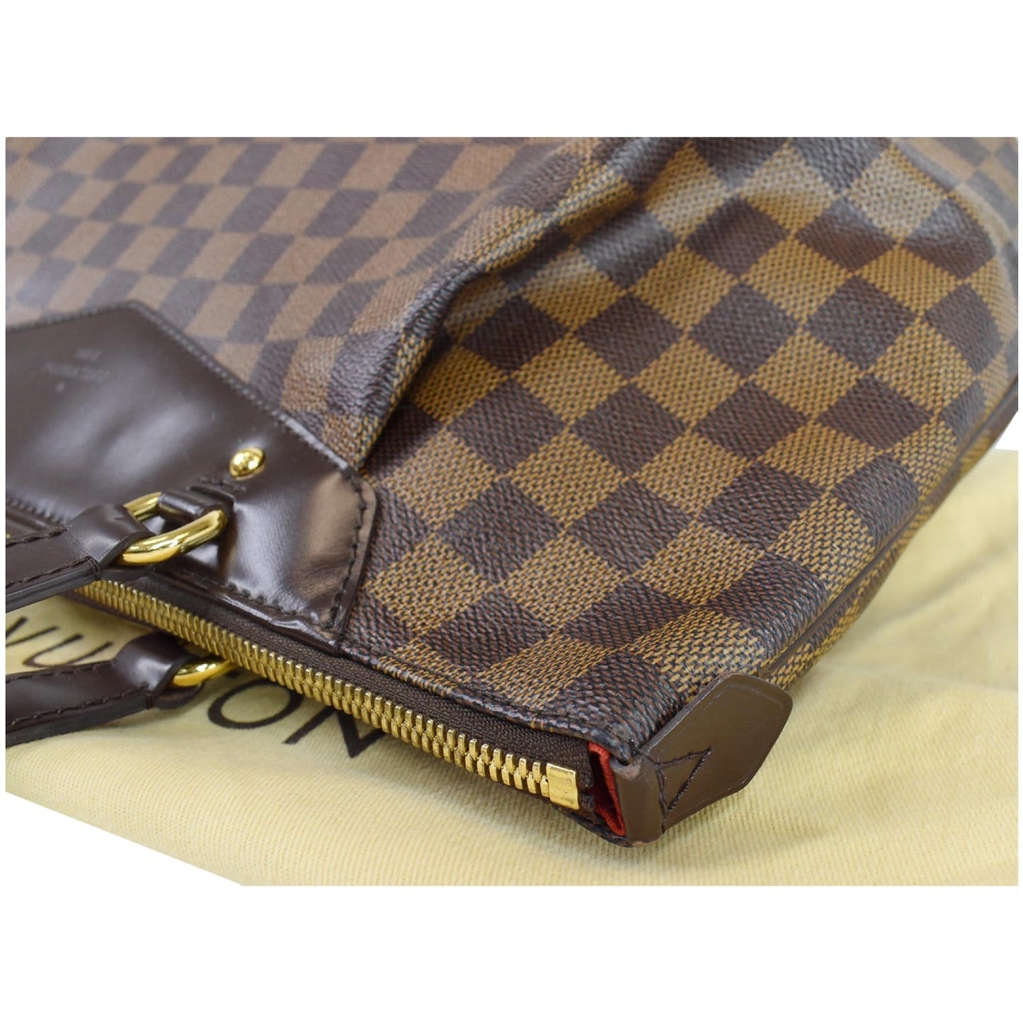 LOUIS VUITTON Westminster GM Damier Ebene Tote Shoulder Bag Brown