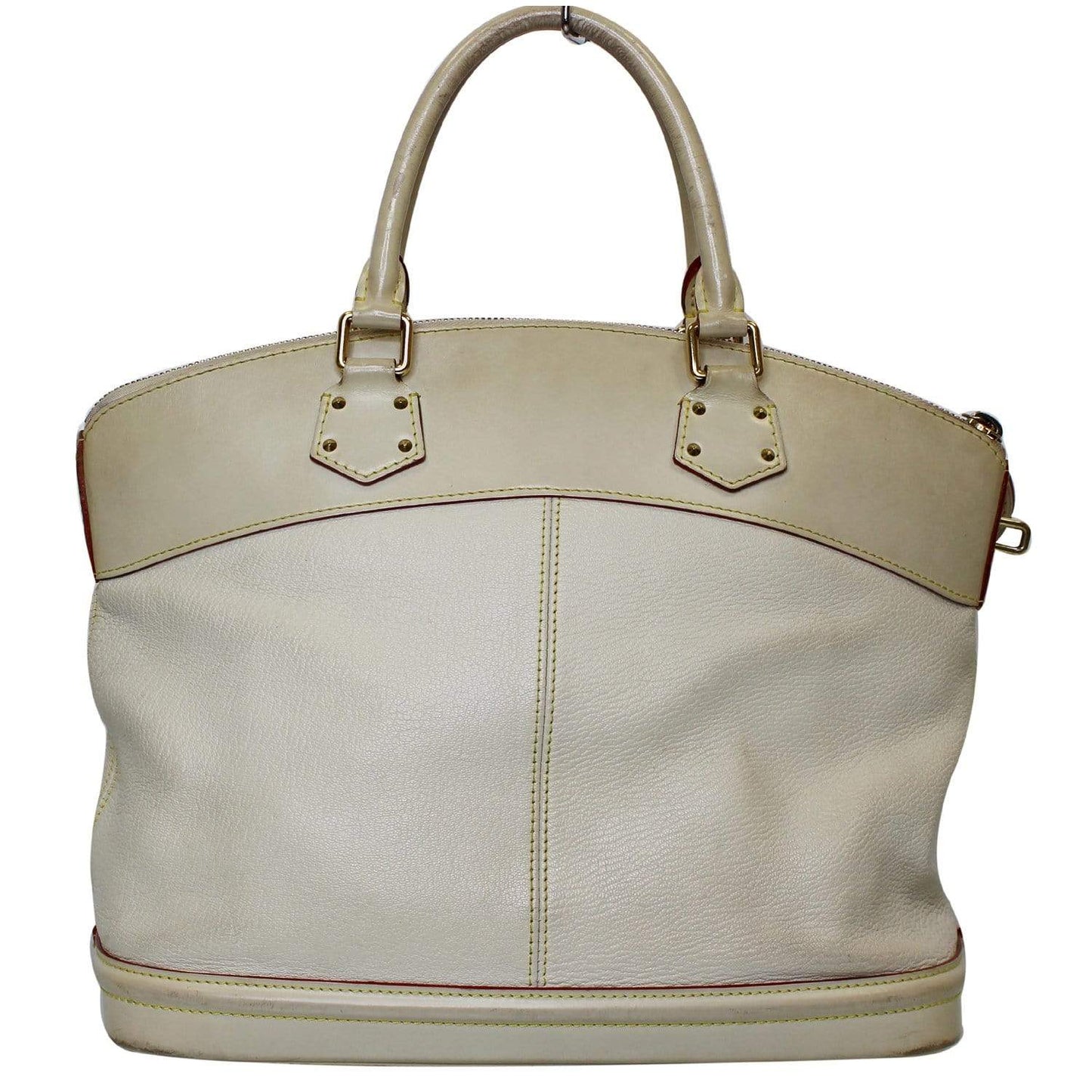 LOUIS VUITTON Lockit MM Suhali Leather Tote Bag Ivory - Last Call