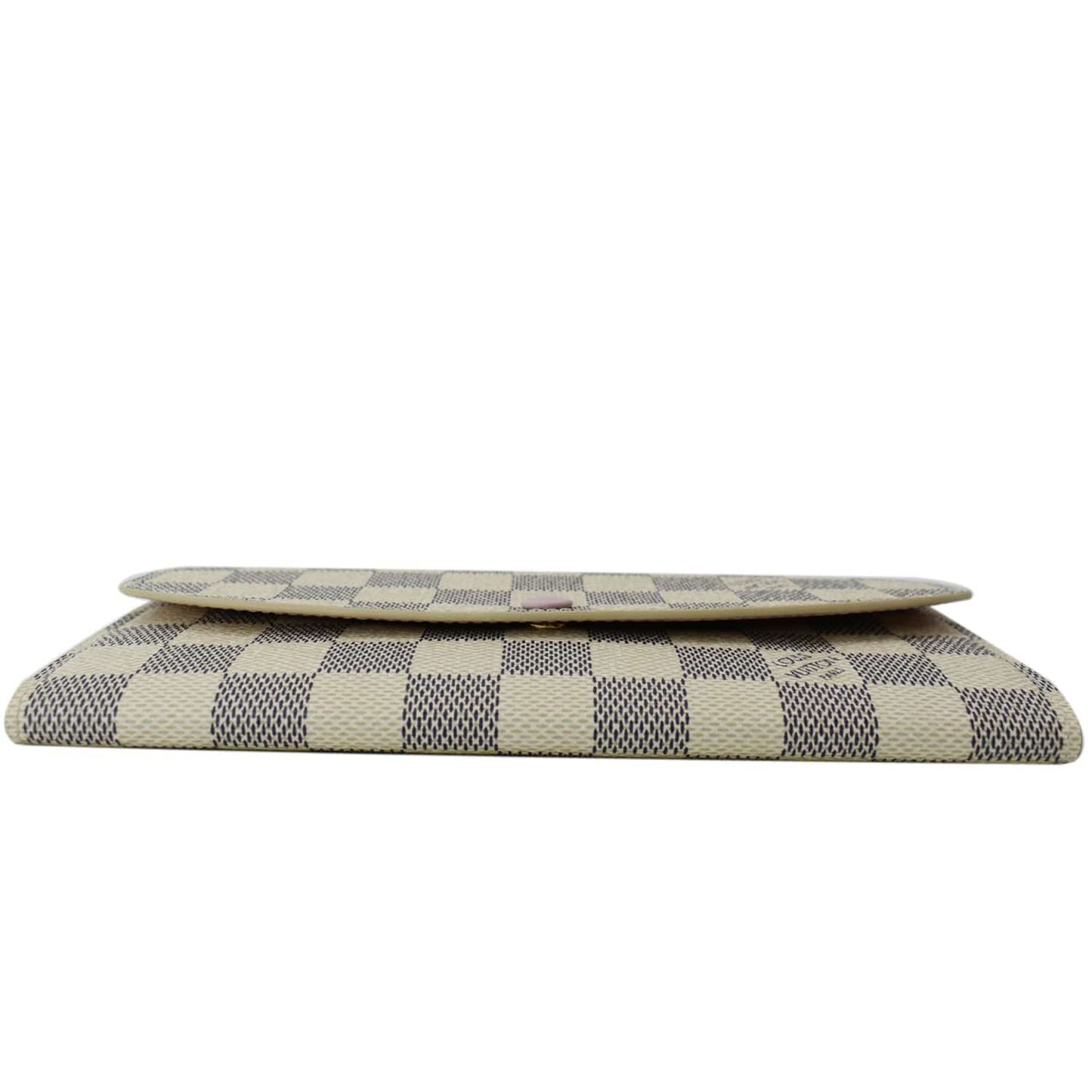 LOUIS VUITTON Sarah Damier Azur Wallet White