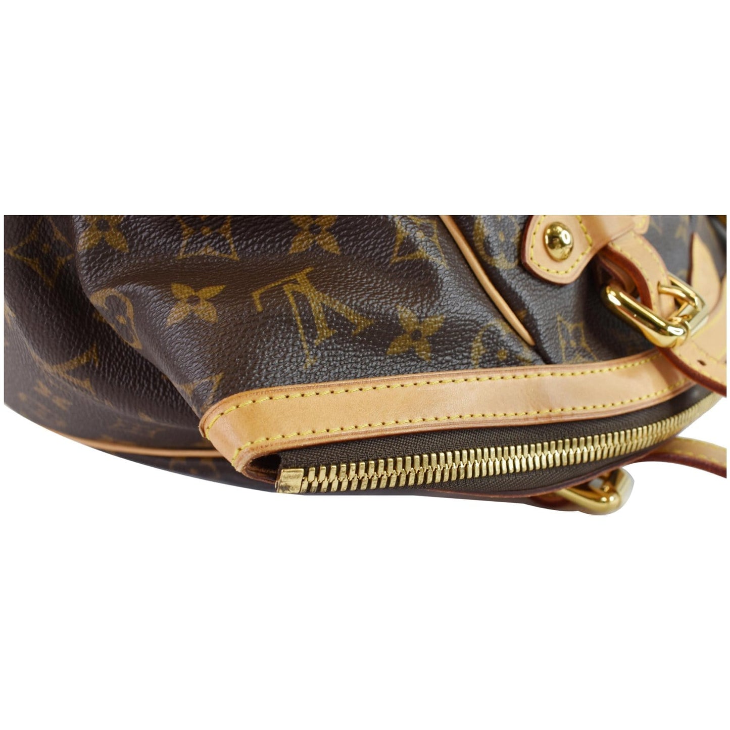 LOUIS VUITTON  Tivoli GM Monogram Canvas Shoulder Bag Brown
