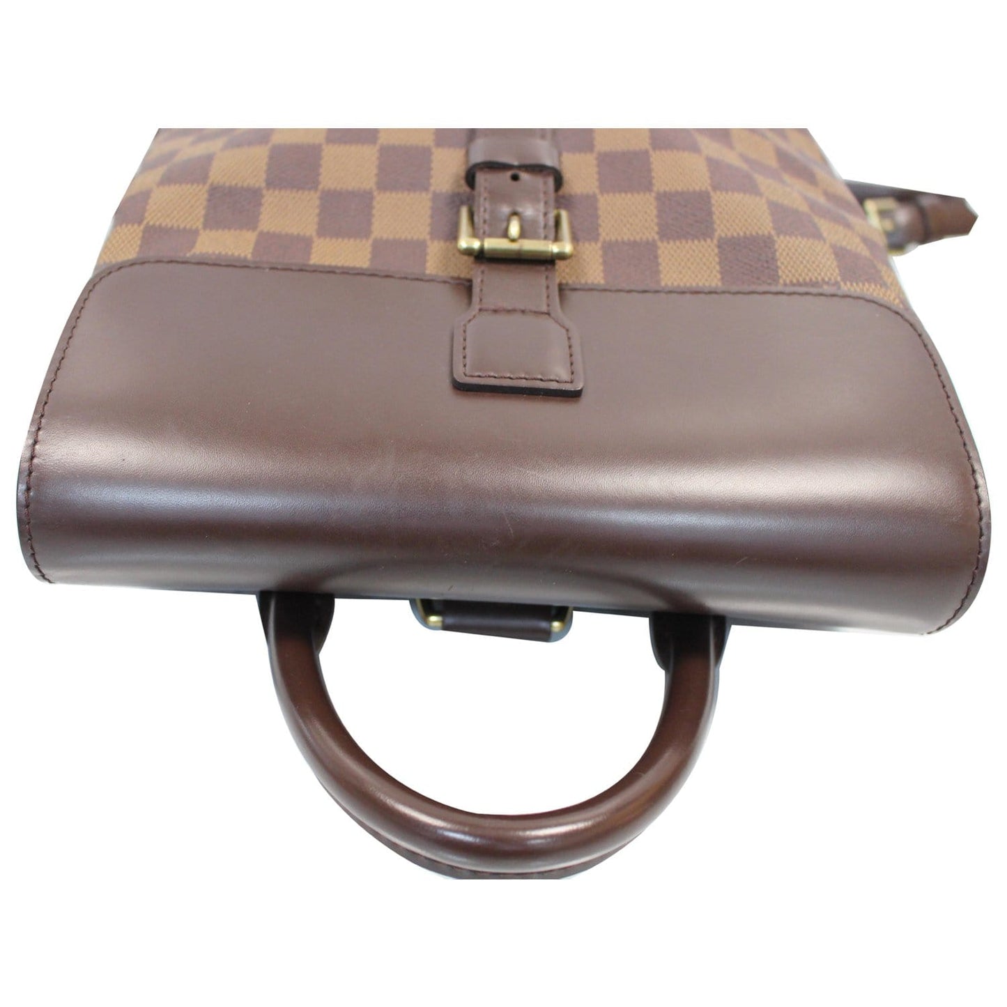 LOUIS VUITTON Soho Damier Ebene Backpack Bag Brown