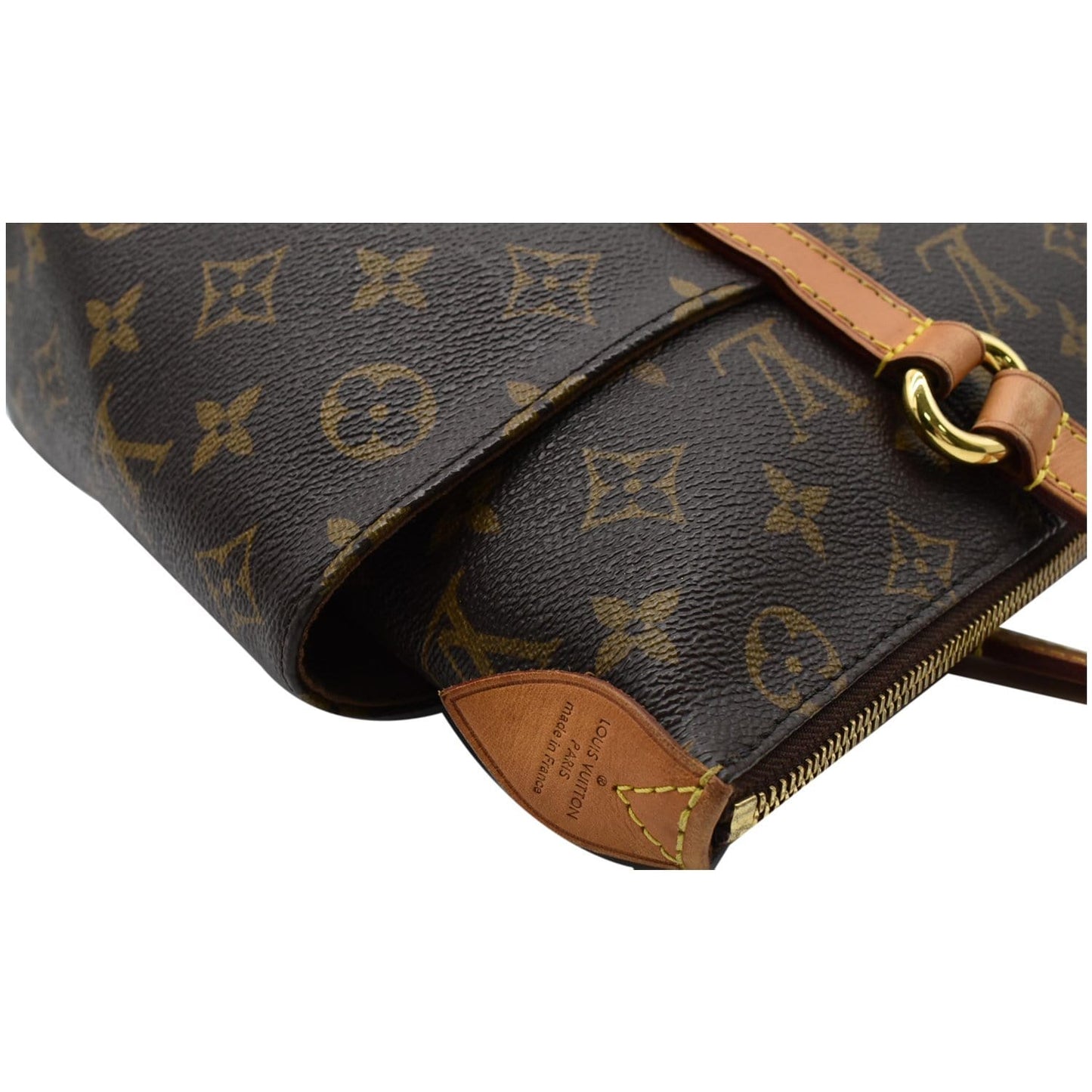 LOUIS VUITTON Totally PM Monogram Canvas Shoulder Bag Brown