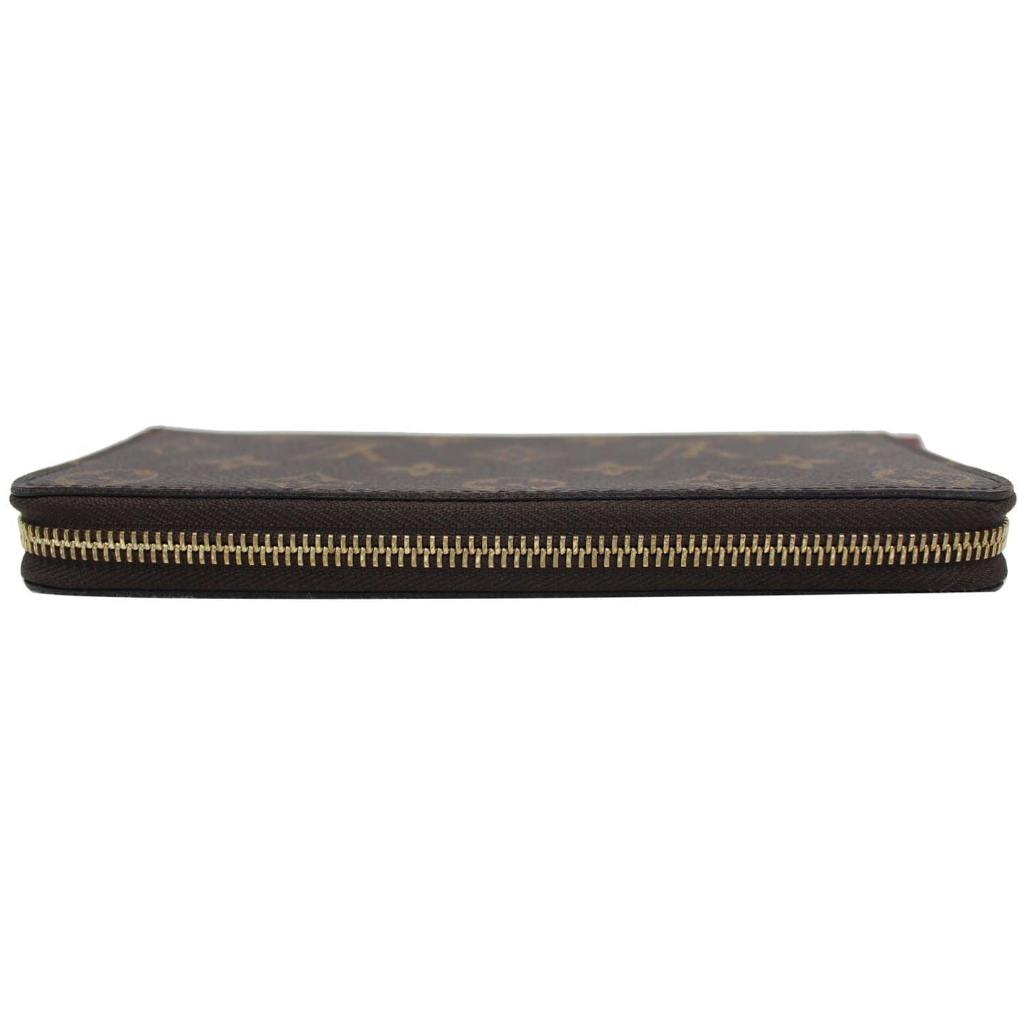 LOUIS VUITTON Clemence Monogram Canvas Wallet Brown