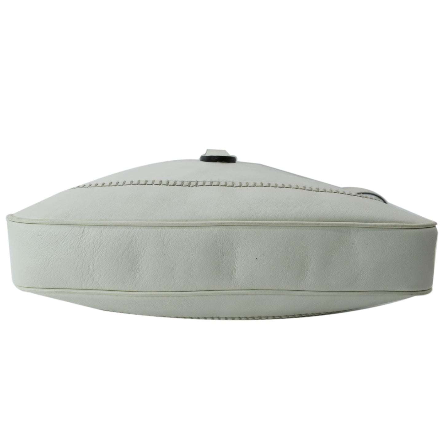 GUCCI Jackie Medium Leather Shoulder Bag White 219725