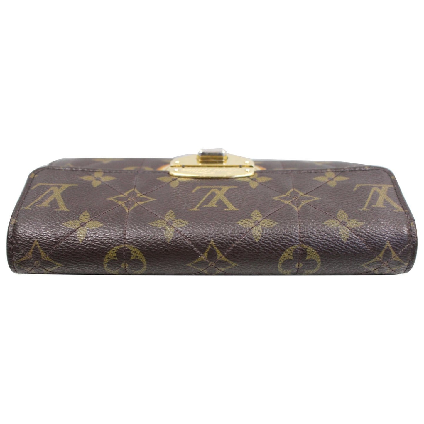 LOUIS VUITTON Sarah Etoile Monogram Canvas Wallet Brown