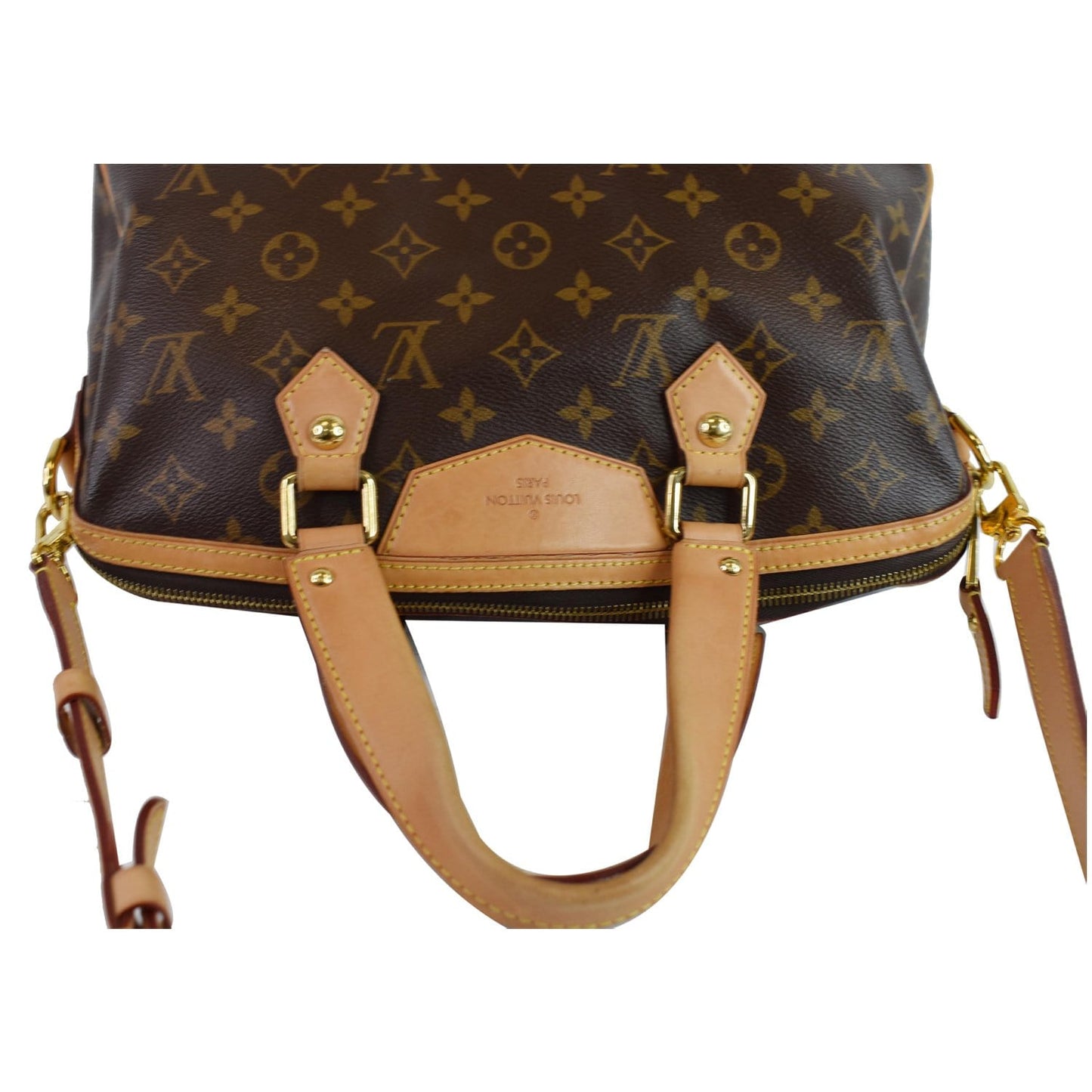 LOUIS VUITTON Retiro PM Monogram Canvas Shoulder Bag Brown