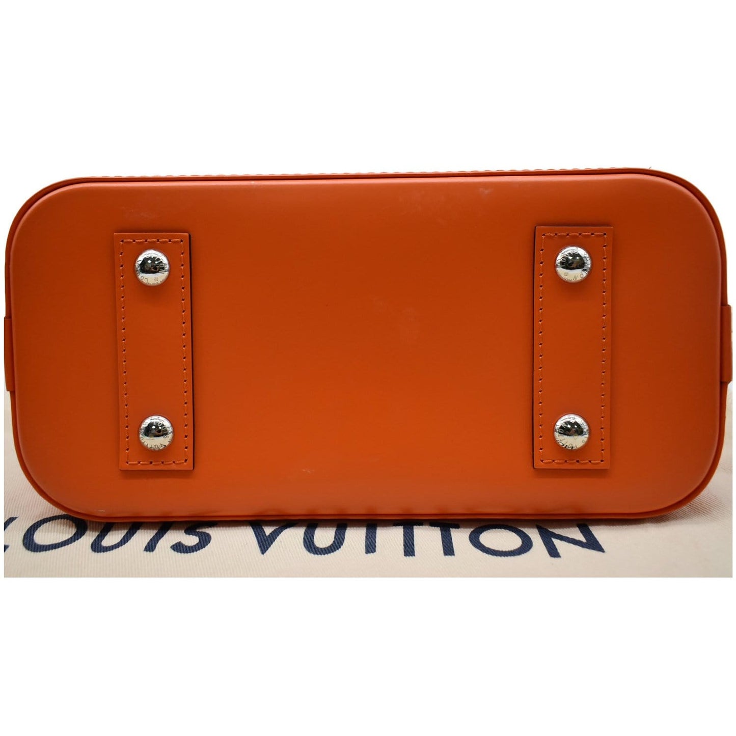 LOUIS VUITTON Alma BB Jacquard Epi Leather Crossbody Bag Orange