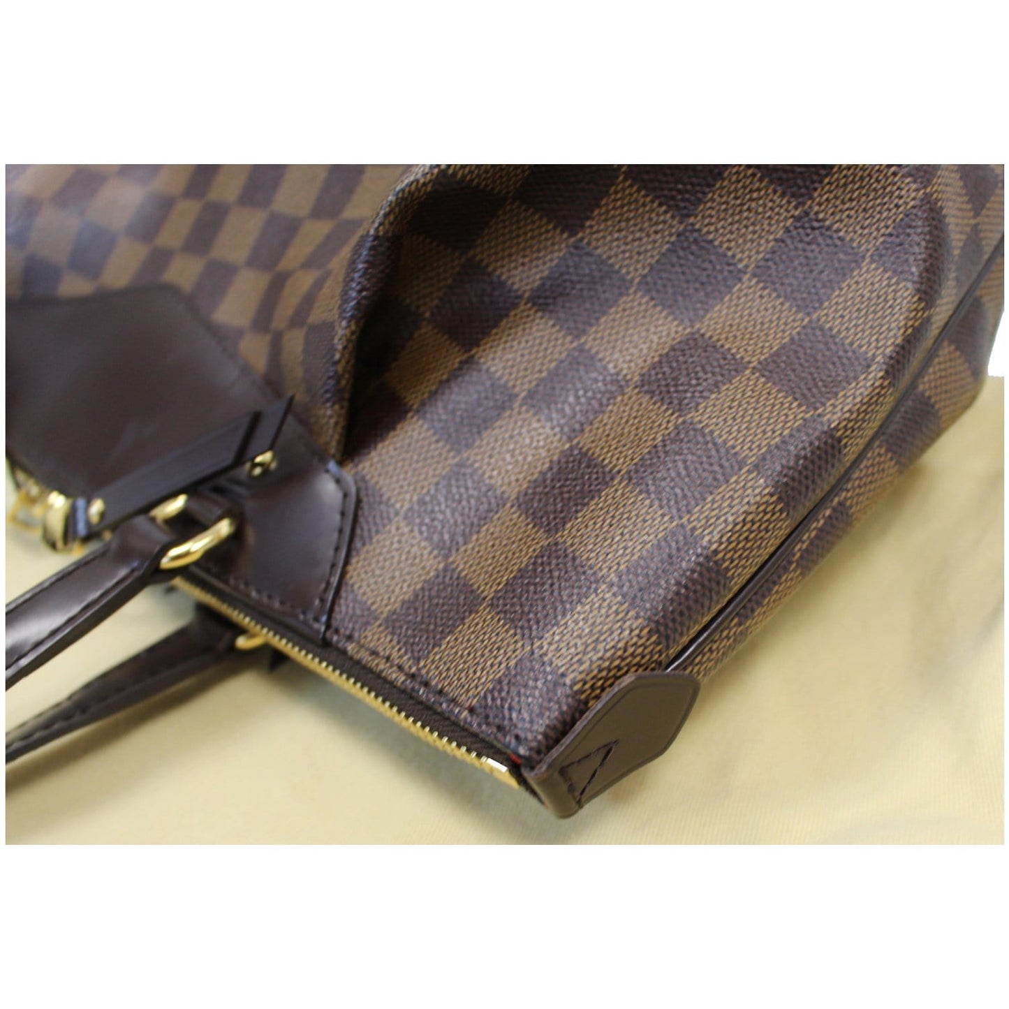 LOUIS VUITTON Westminster GM Damier Ebene Tote Shoulder Bag Brown