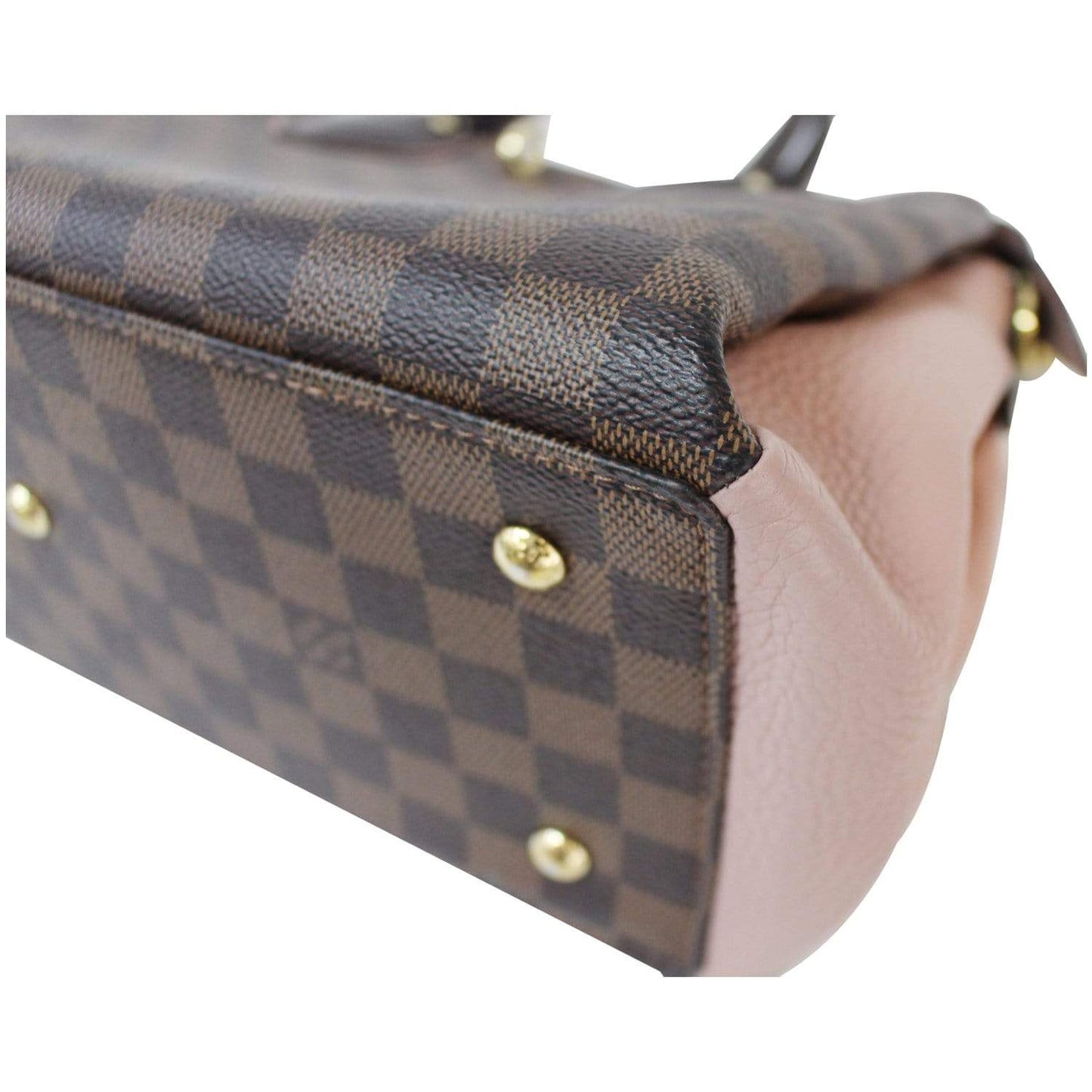 LOUIS VUITTON Normandy Damier Ebene Shoulder Bag Brown