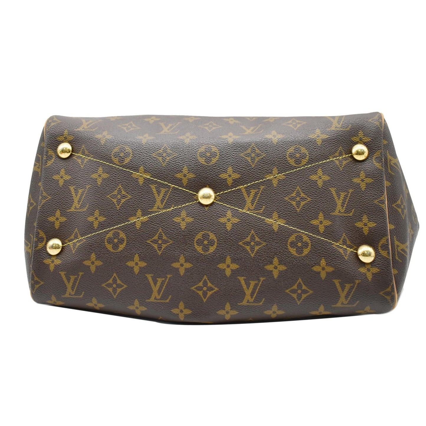 LOUIS VUITTON Tivoli GM Monogram Canvas Shoulder Bag Brown - Hot Deals