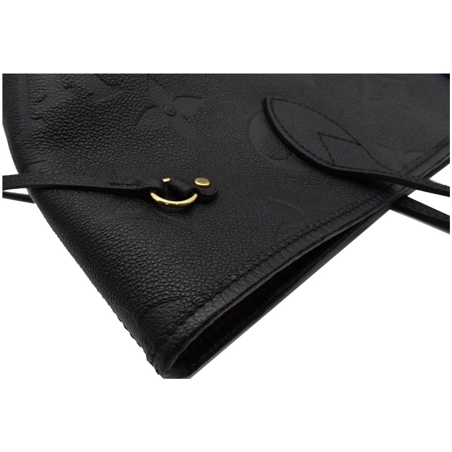 LOUIS VUITTON Neverfull MM Monogram Empreinte Tote Bag Black