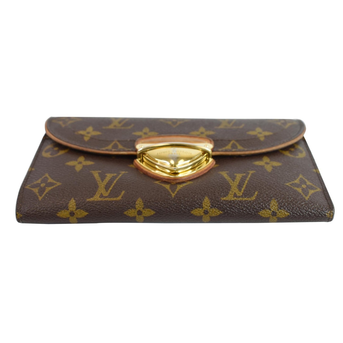 LOUIS VUITTON Eugenie Monogram Canvas Wallet Brown