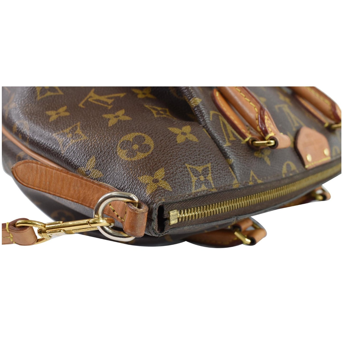 LOUIS VUITTON Turenne PM Monogram Canvas 2 Way Shoulder Bag Brown