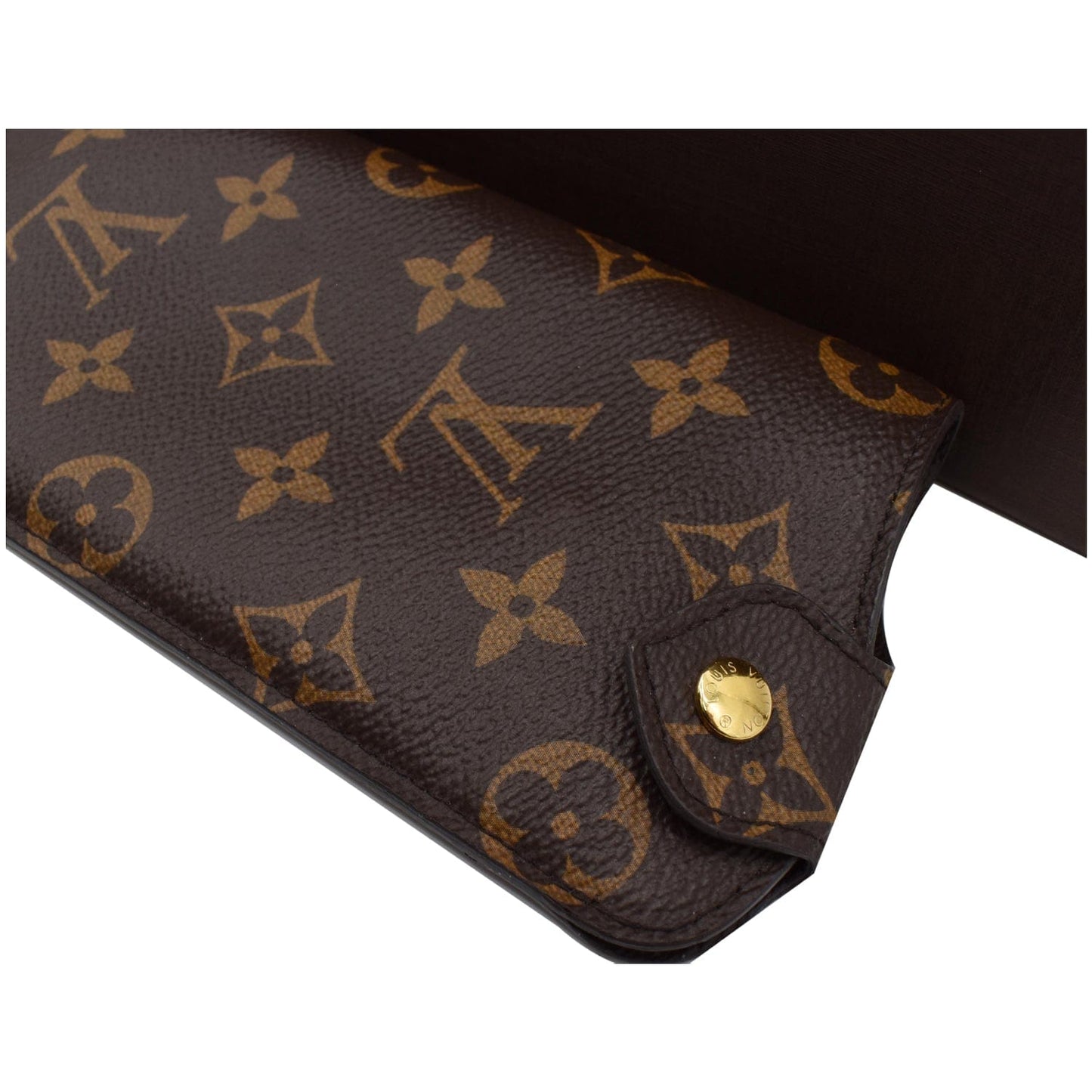 LOUIS VUITTON GM Monogram Canvas Glasses Case Brown