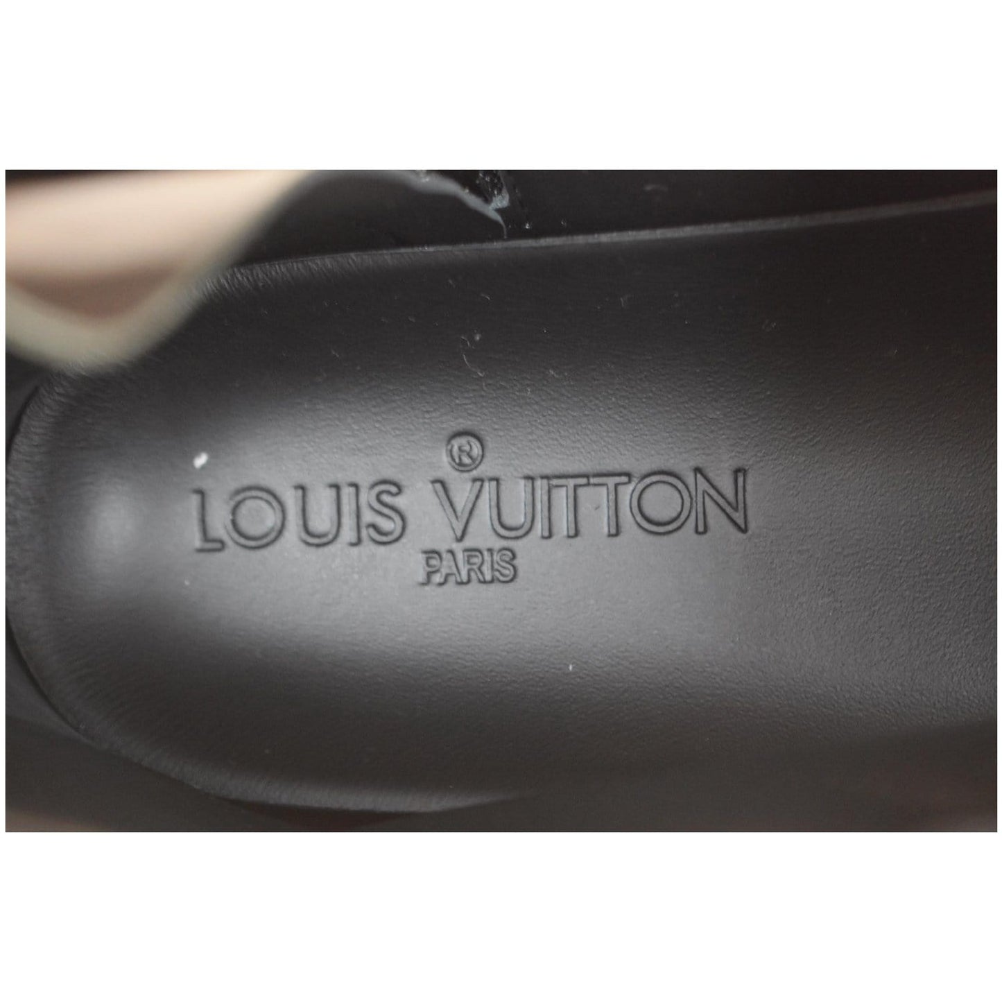 LOUIS VUITTON High Top Suede Sneaker Black