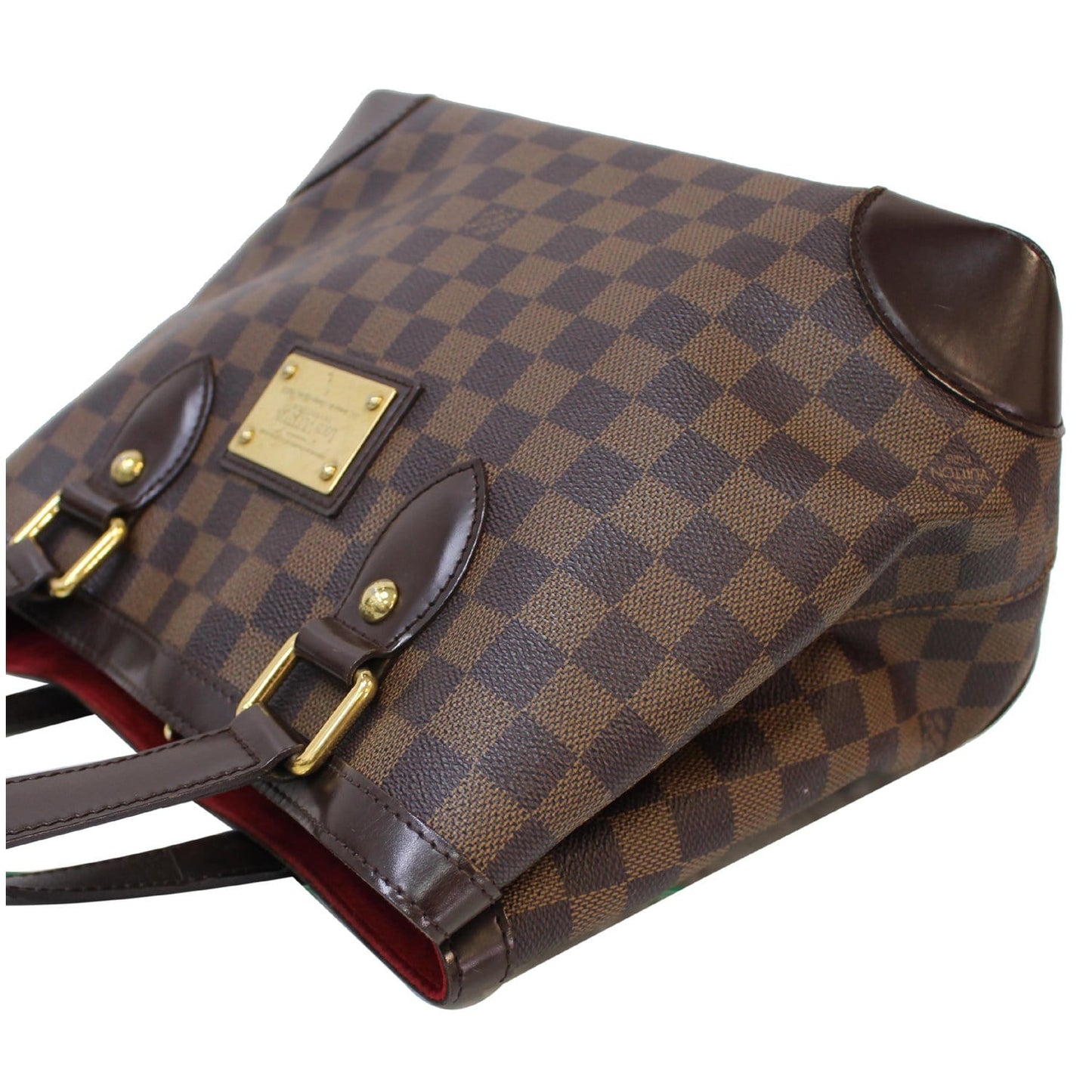 LOUIS VUITTON Hampstead PM Damier Ebene Shoulder Bag Brown