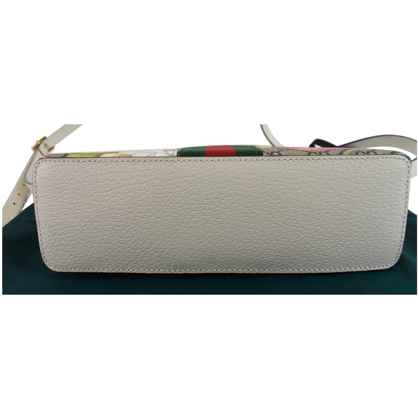 GUCCI Ophidia Flora Small Supreme Canvas Shoulder Bag Beige 499621