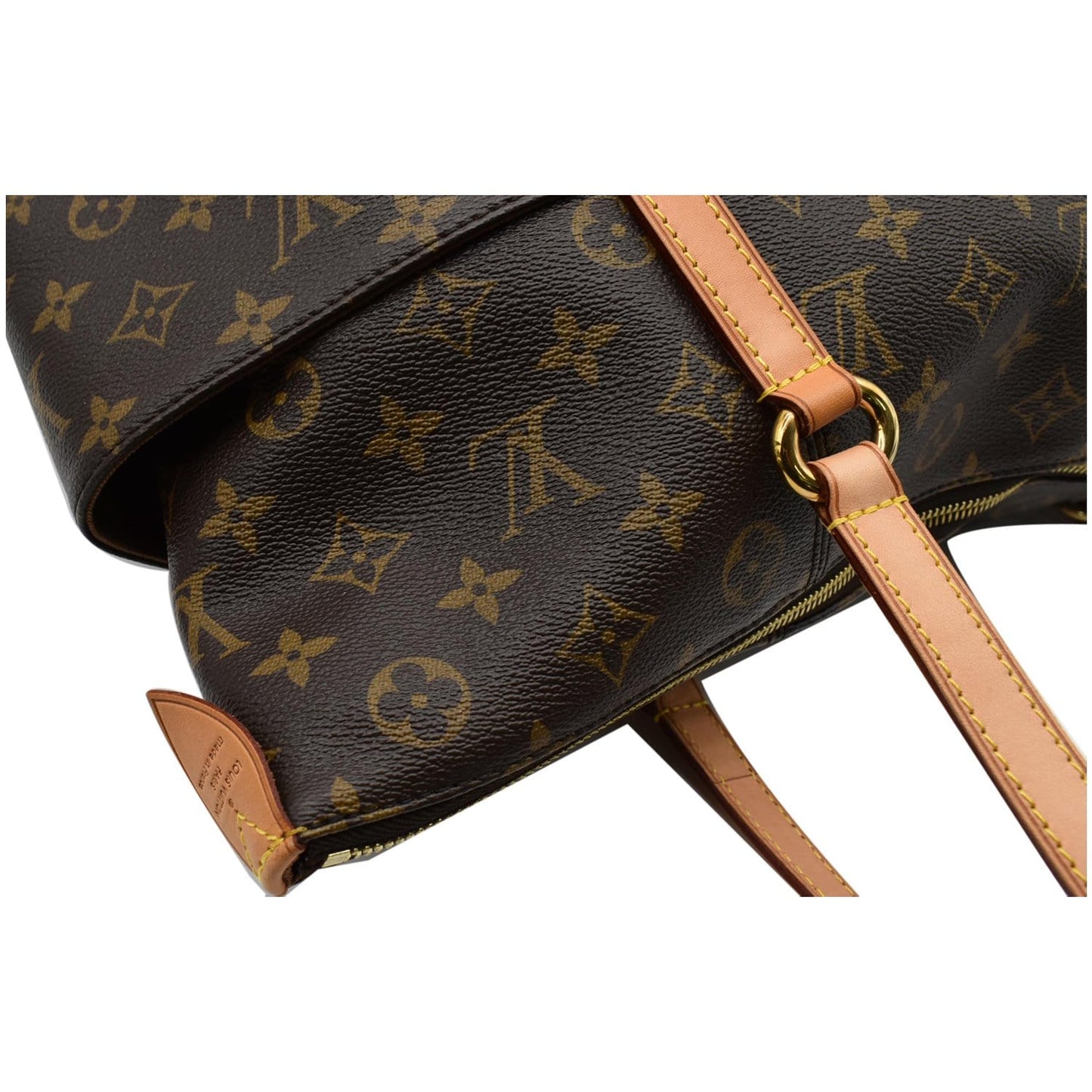 LOUIS VUITTON Totally GM Monogram Canvas Tote Shoulder Bag Brown