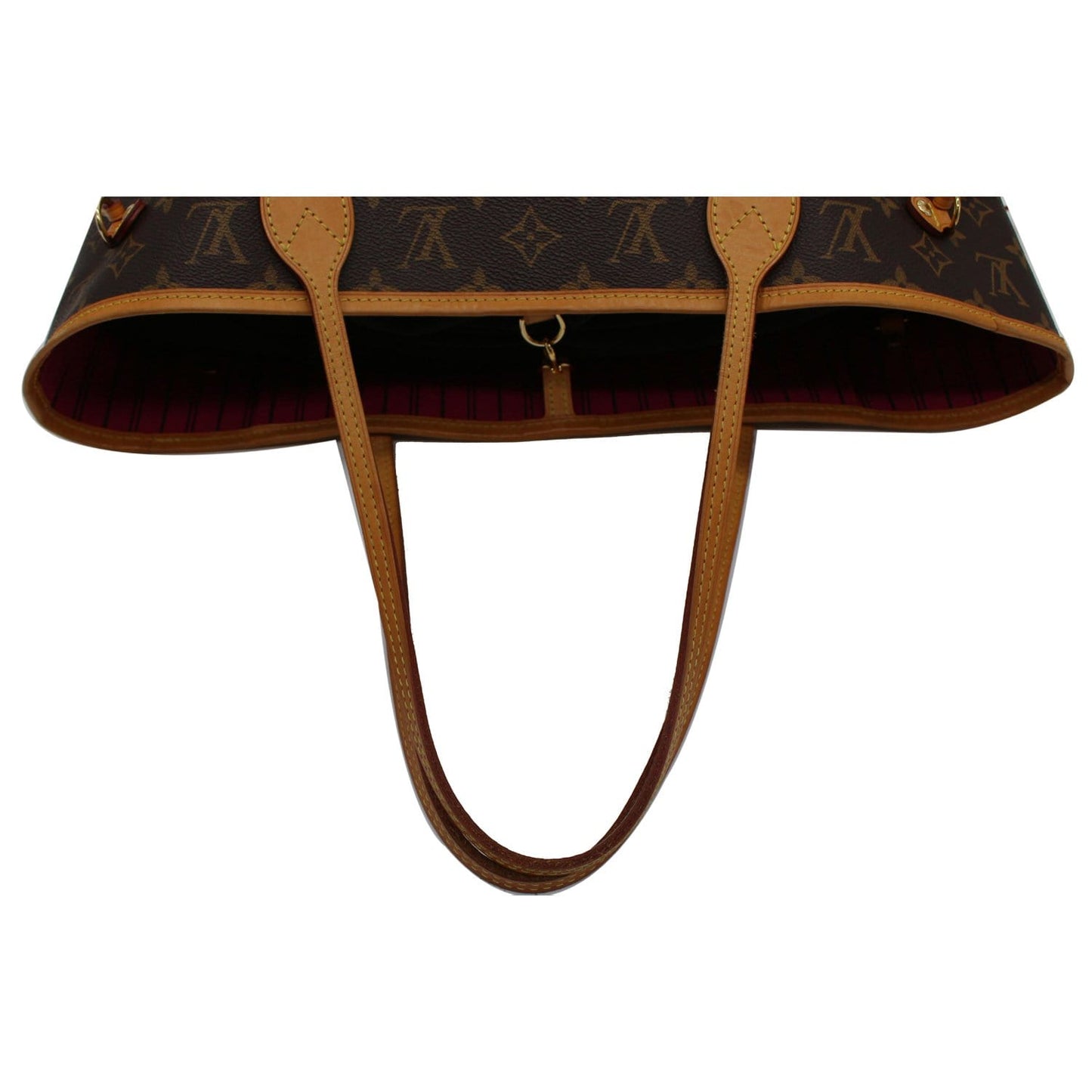 LOUIS VUITTON Neverfull MM Monogram Canvas Tote Bag Brown