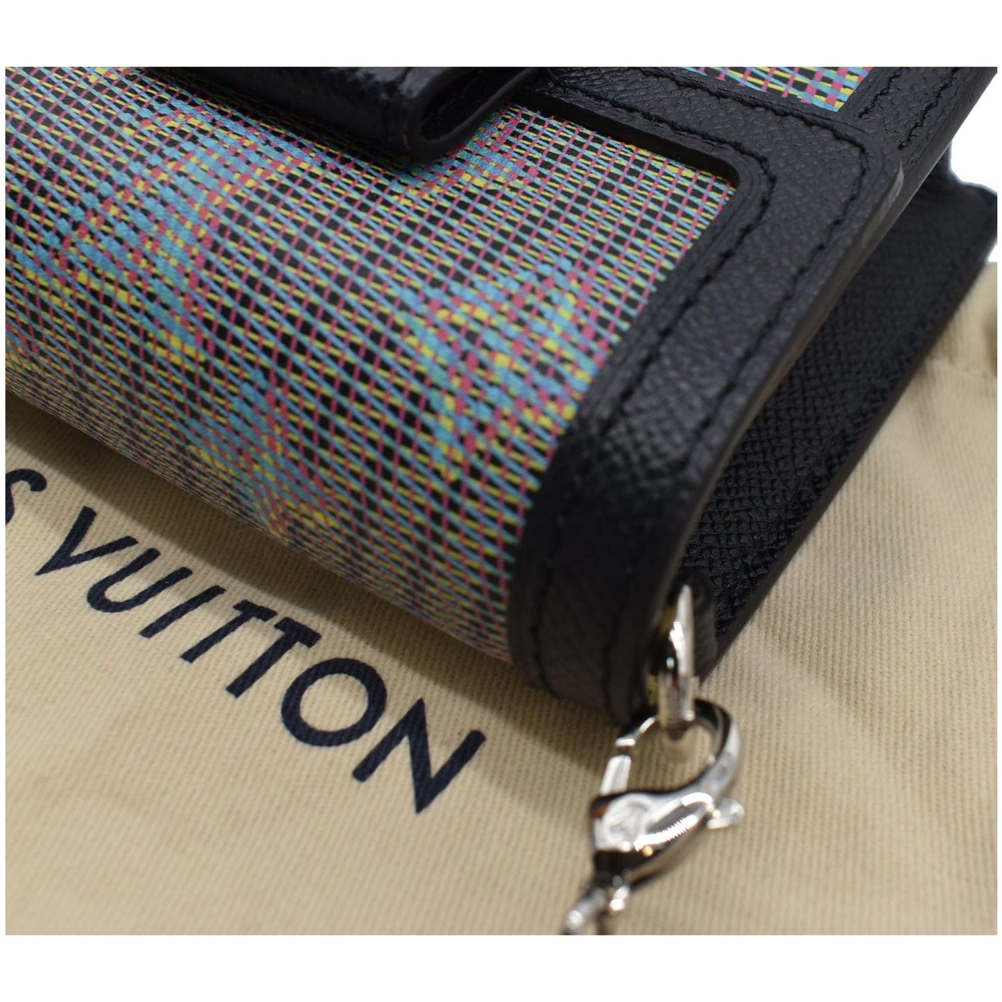LOUIS VUITTON Dauphine BB Monogram LV Pop Crossbody Bag Blue