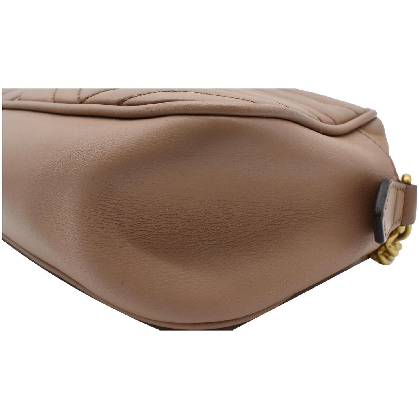 GUCCI GG Marmont Small Matelasse Leather Crossbody Bag Brown 447632 - 15% OFF