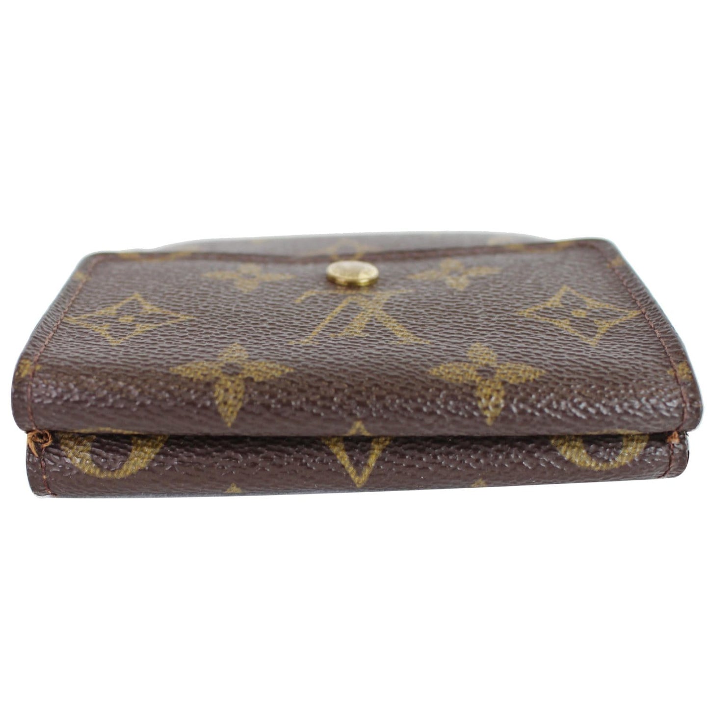 LOUIS VUITTON Monogram Canvas Elise Bifold Wallet Brown