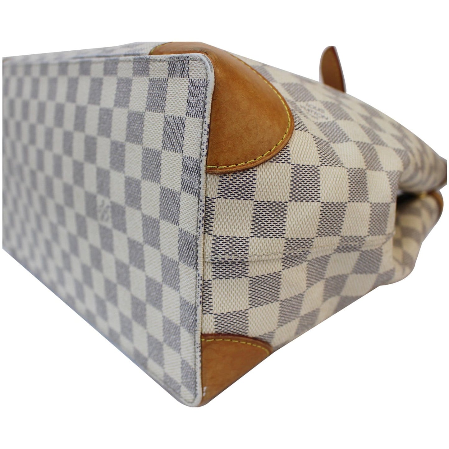 LOUIS VUITTON Hampstead PM Damier Azur Shoulder Bag White